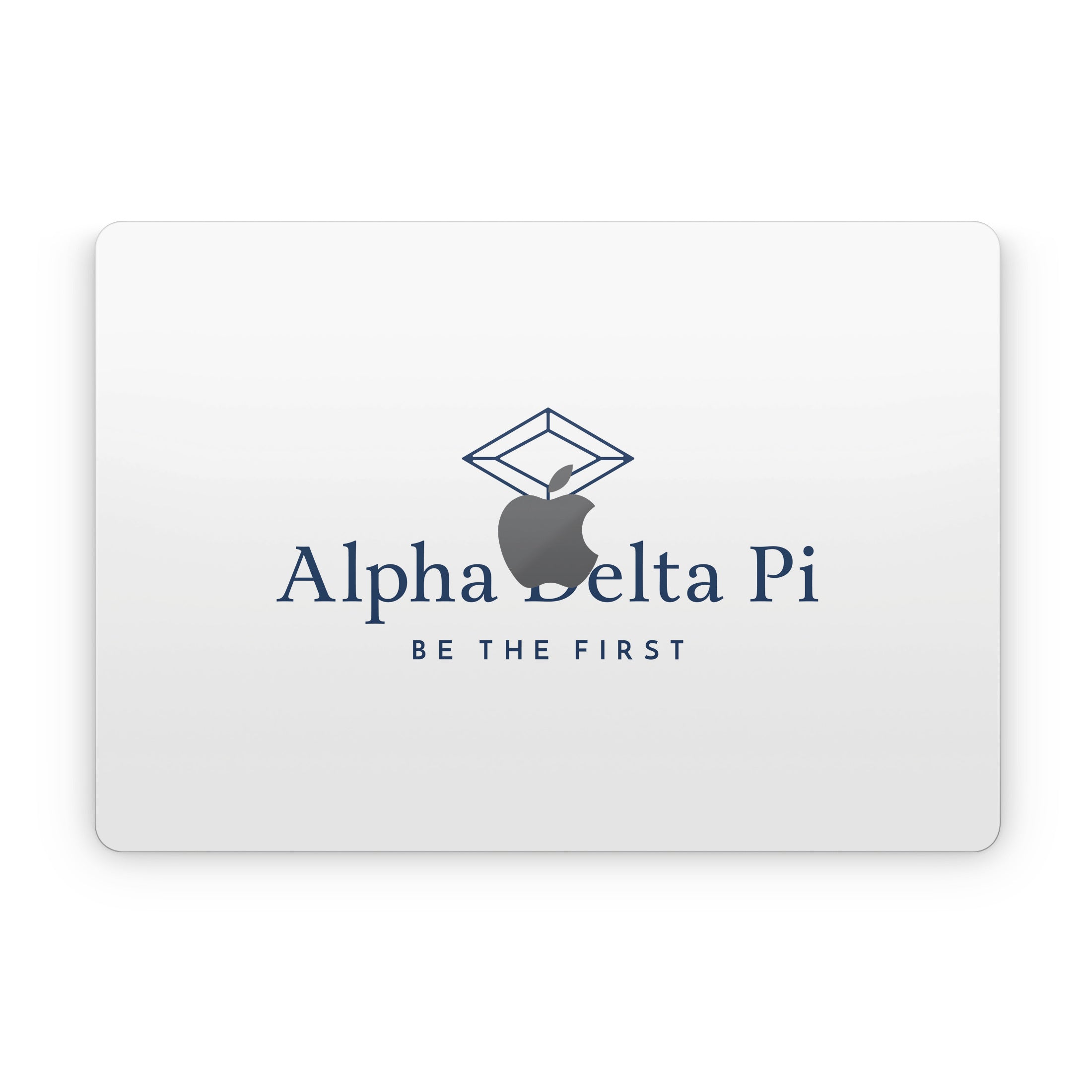Alpha Delta Pi Primary Logo White - Apple MacBook Skin