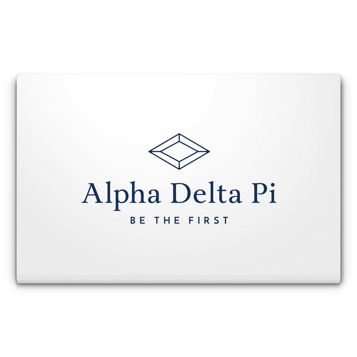 Alpha Delta Pi Primary Logo White - Apple MacBook Skin