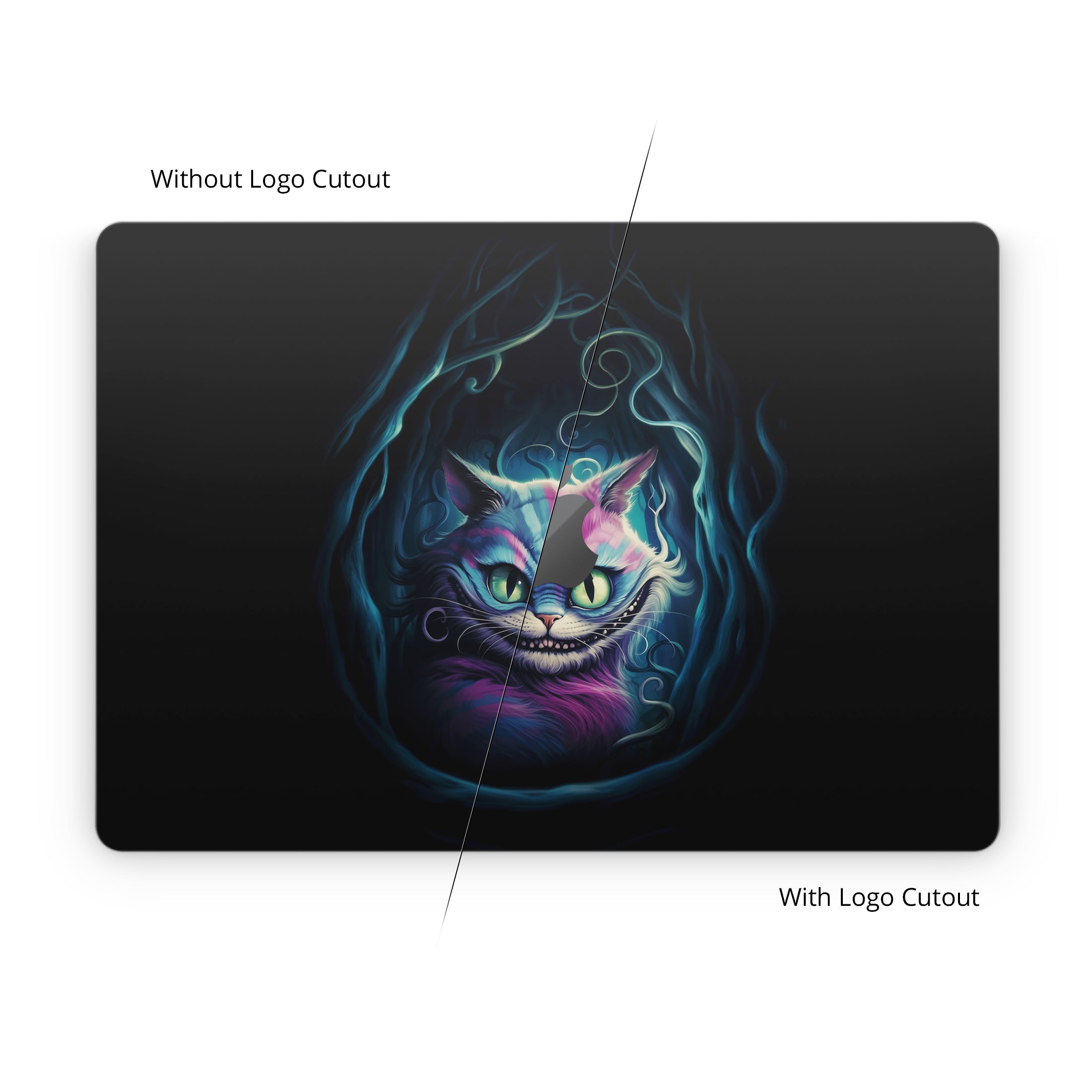 Blue Cheshire Cat - Apple MacBook Skin