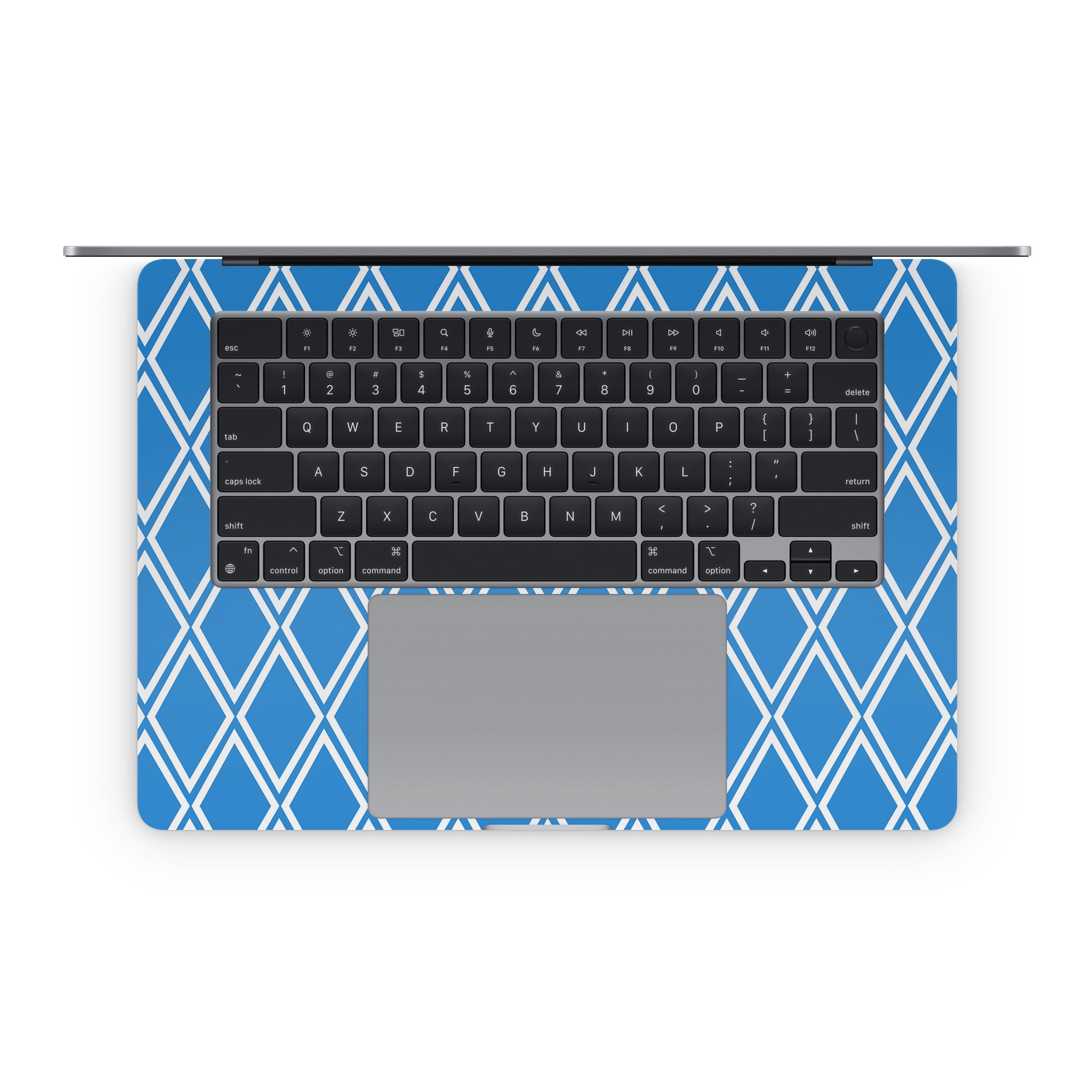 Blue Checks - Apple MacBook Skin