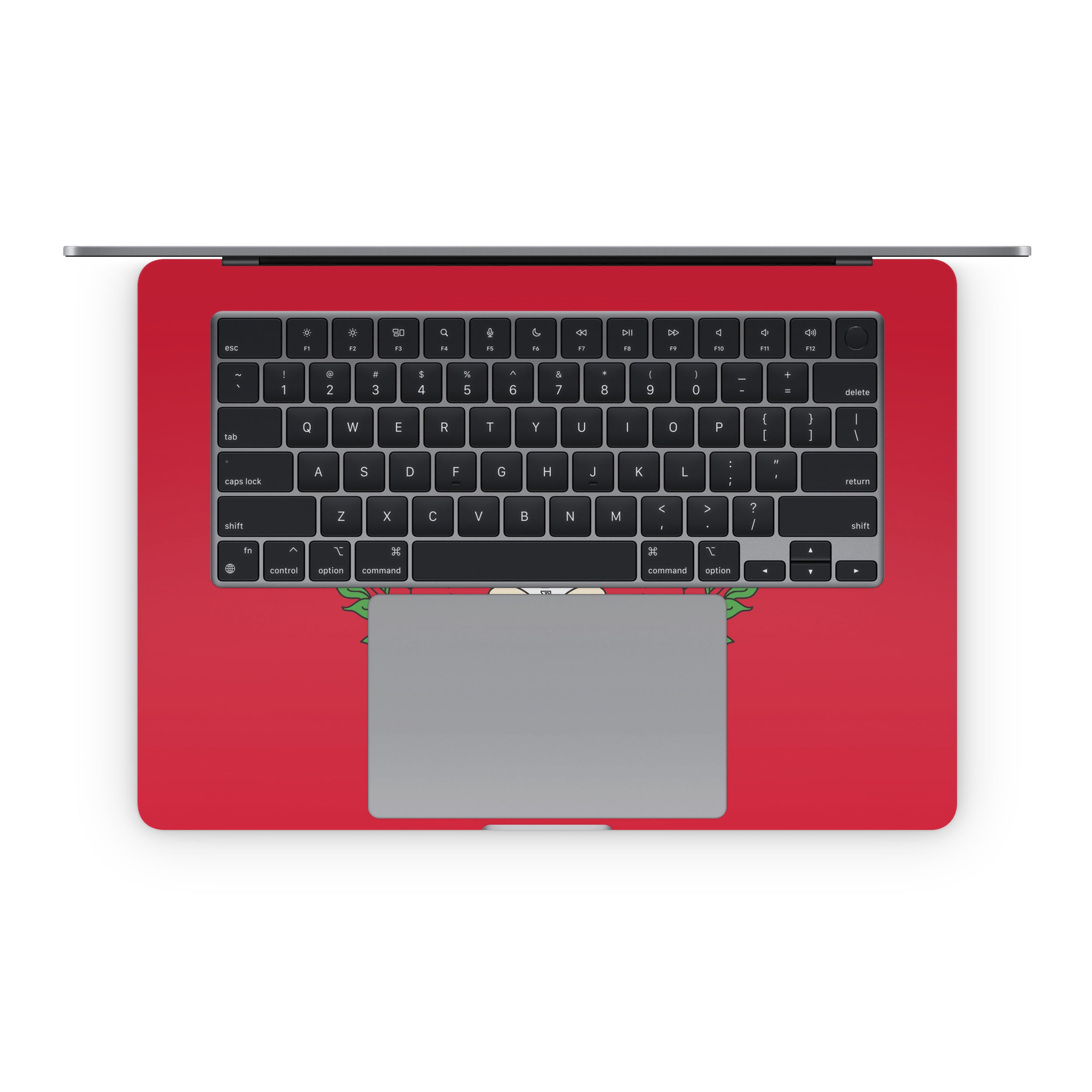 Chi Omega Crest Cardinal - Apple MacBook Skin