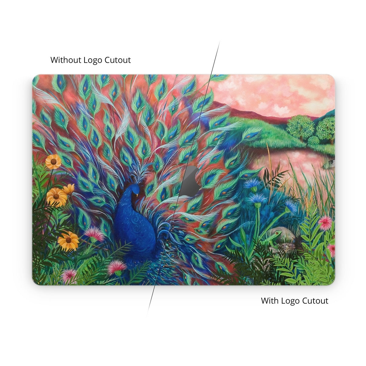 Coral Peacock - Apple MacBook Skin