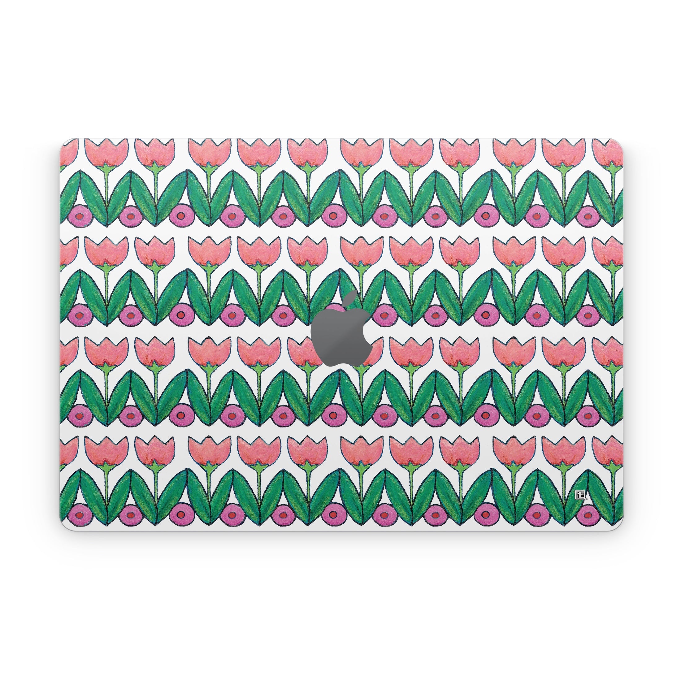 Deco Tulips - Apple MacBook Skin