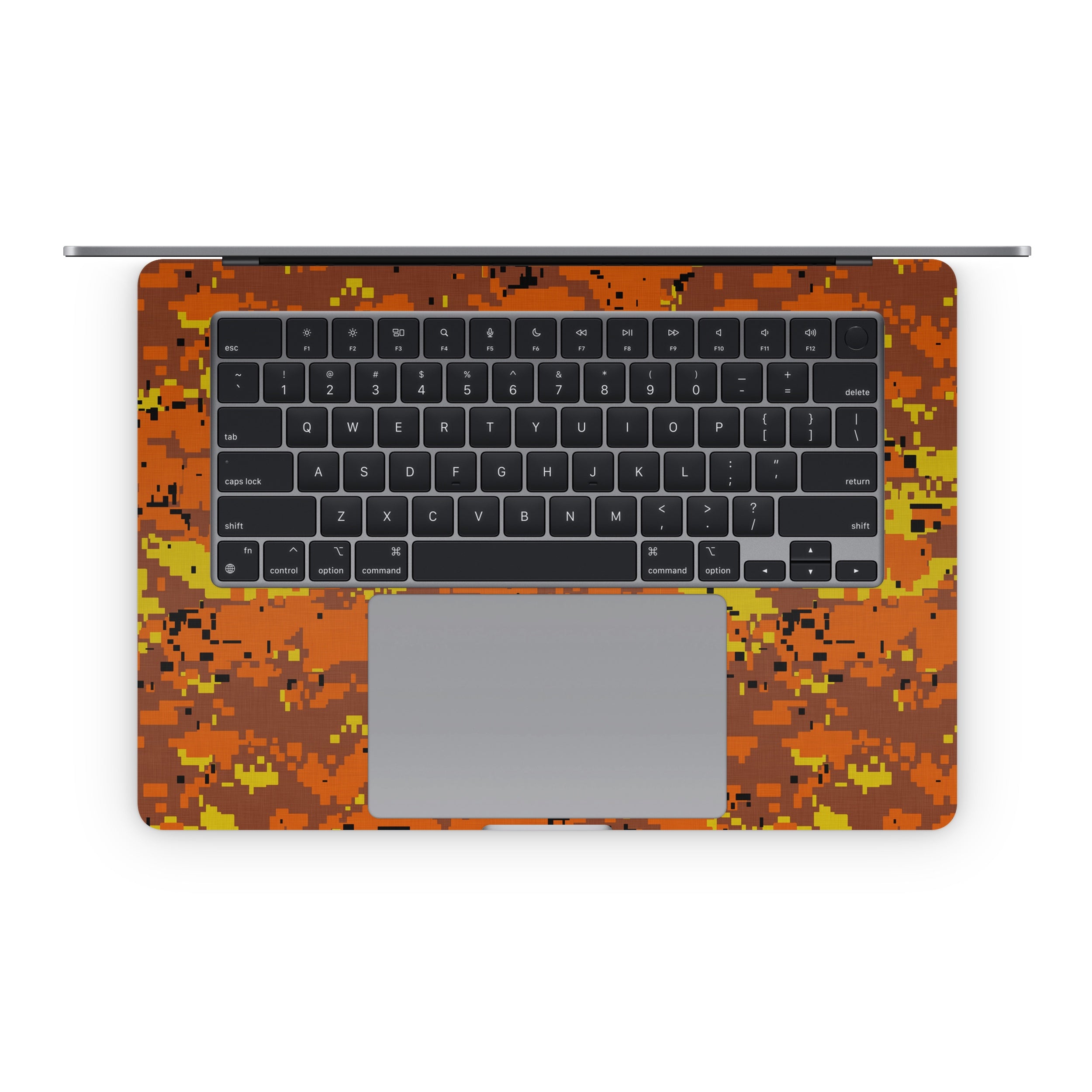 Digital Orange Camo - Apple MacBook Skin