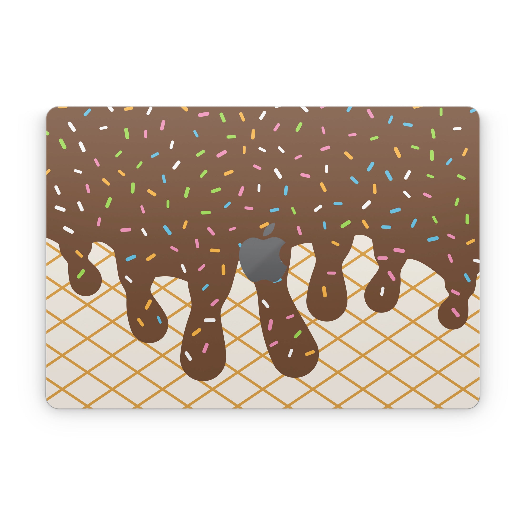 Chocolate Ice Cream Drip - Apple MacBook Skin