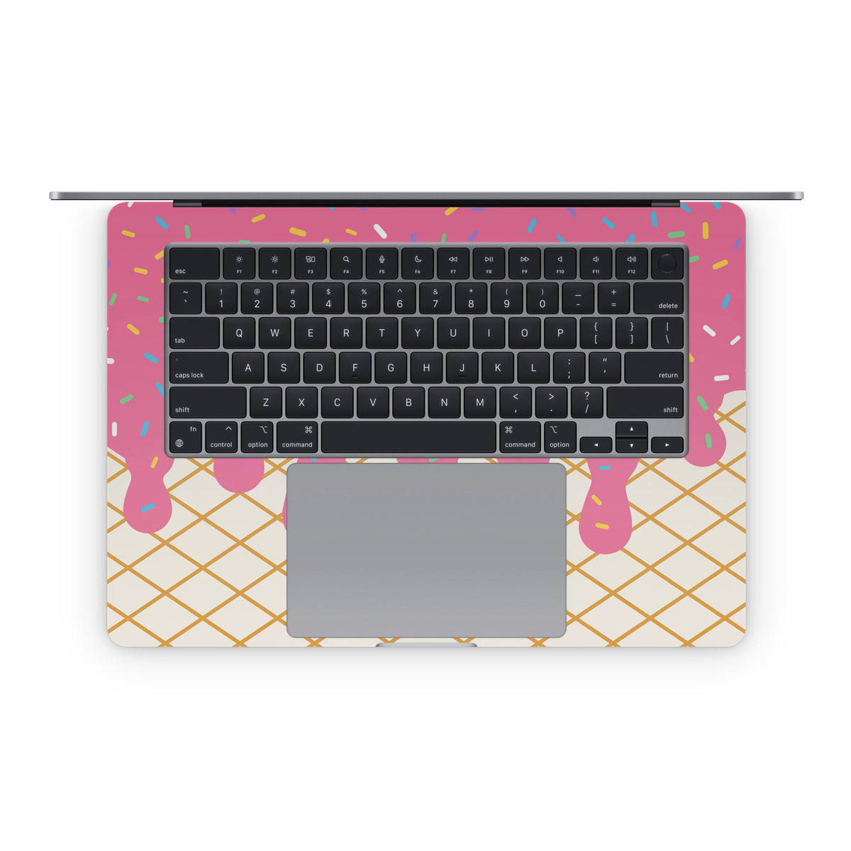 Strawberry Ice Cream Drip - Apple MacBook Skin