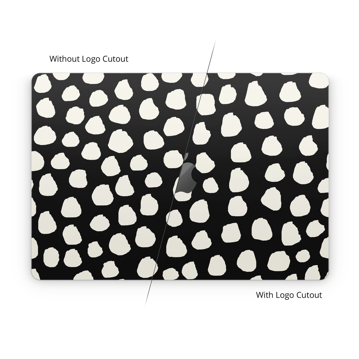 Inky Spots Black - Apple MacBook Skin