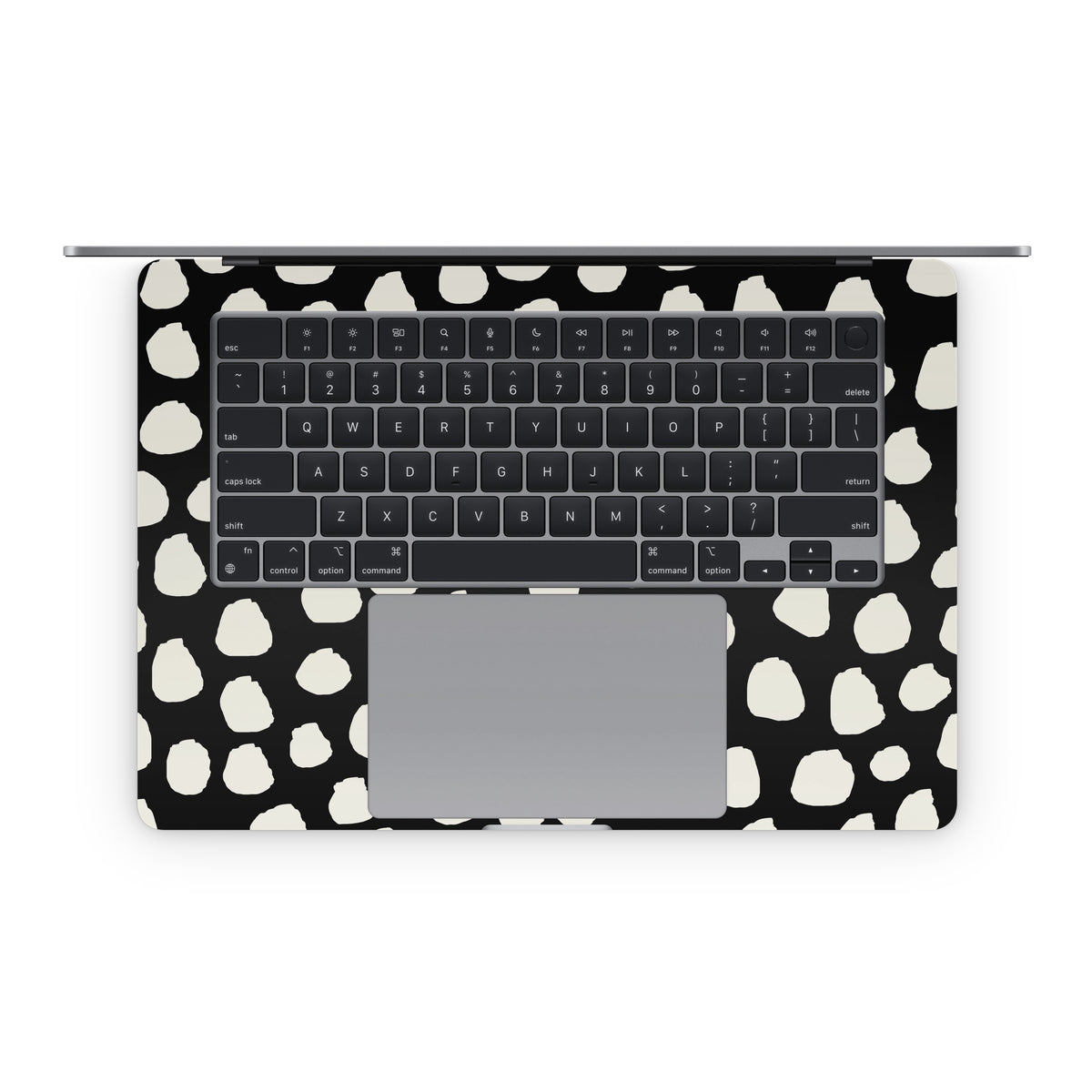 Inky Spots Black - Apple MacBook Skin