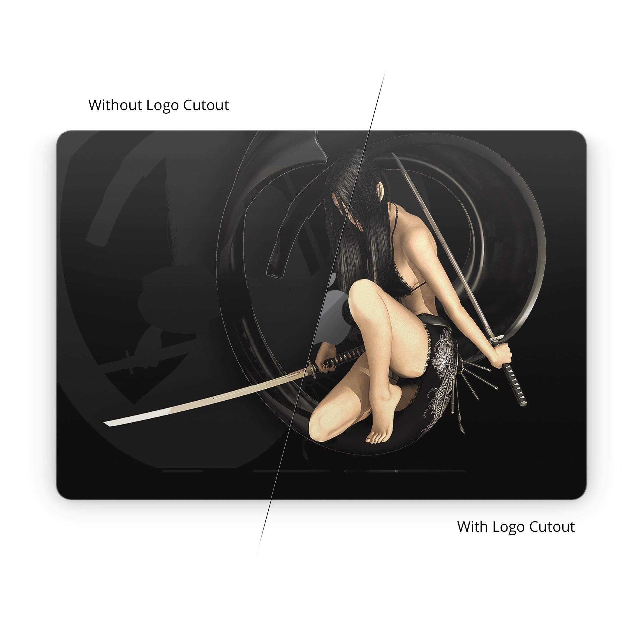 Josei 2 Dark - Apple MacBook Skin