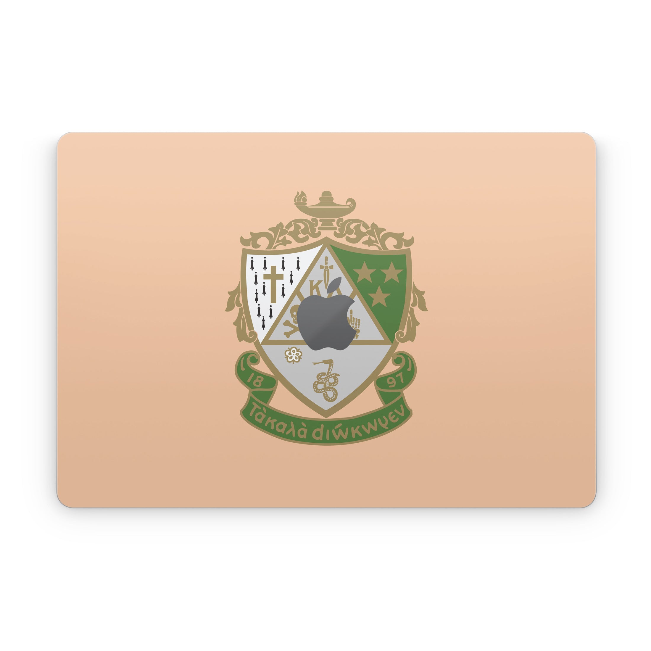 Kappa Delta Crest Empowered Peach - Apple MacBook Skin