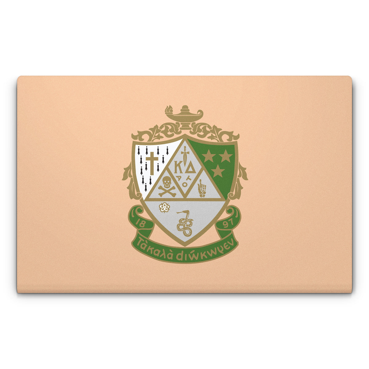 Kappa Delta Crest Empowered Peach - Apple MacBook Skin