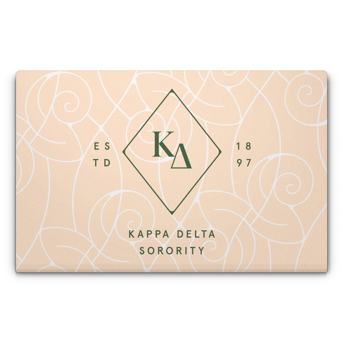Kappa Delta Diamond Nautilus Waves - Apple MacBook Skin