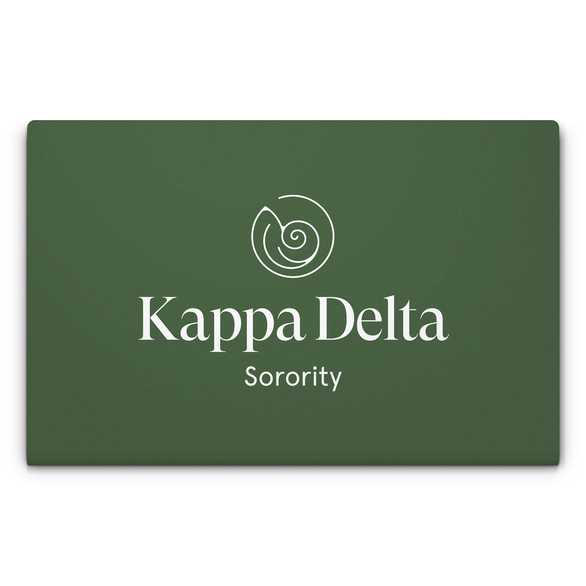 Kappa Delta Primary Logo Dark Olive - Apple MacBook Skin