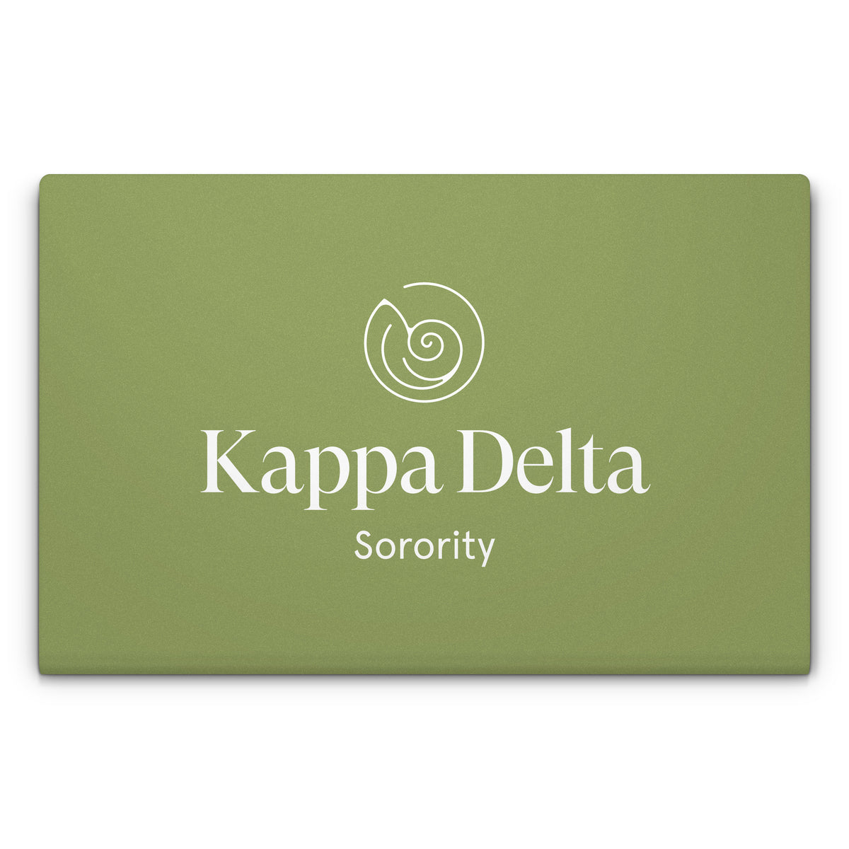 Kappa Delta Primary Logo KD Olive - Apple MacBook Skin