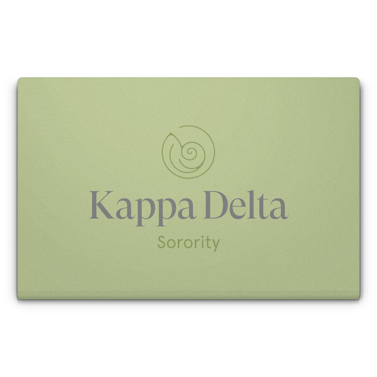 Kappa Delta Primary Logo Light Olive - Apple MacBook Skin
