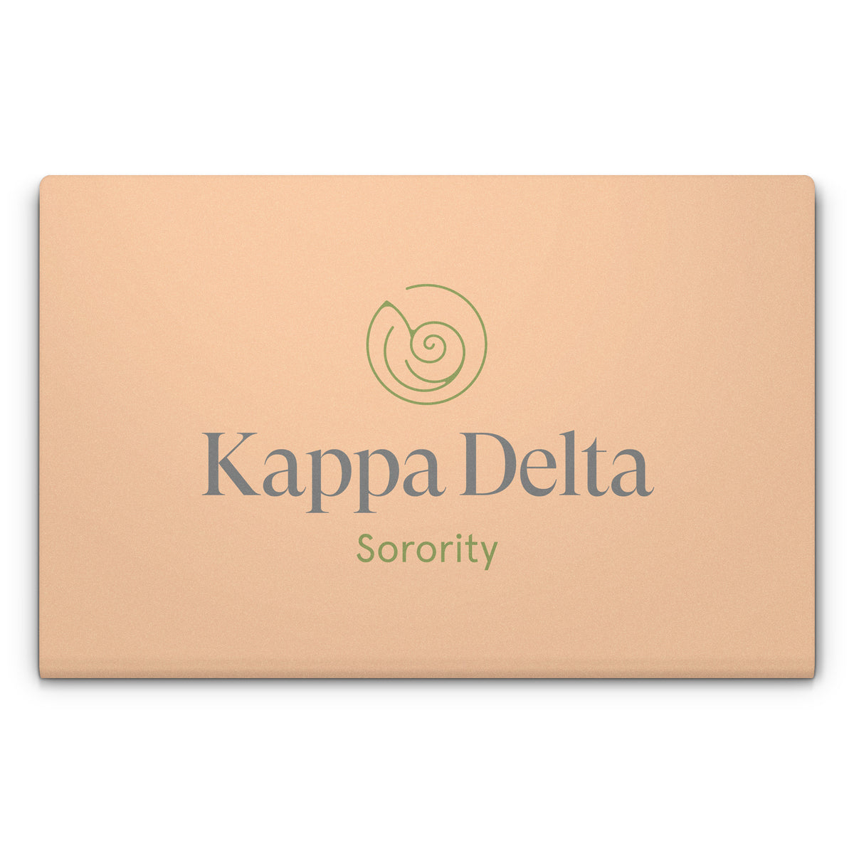 Kappa Delta Primary Logo Empowered Peach - Apple MacBook Skin