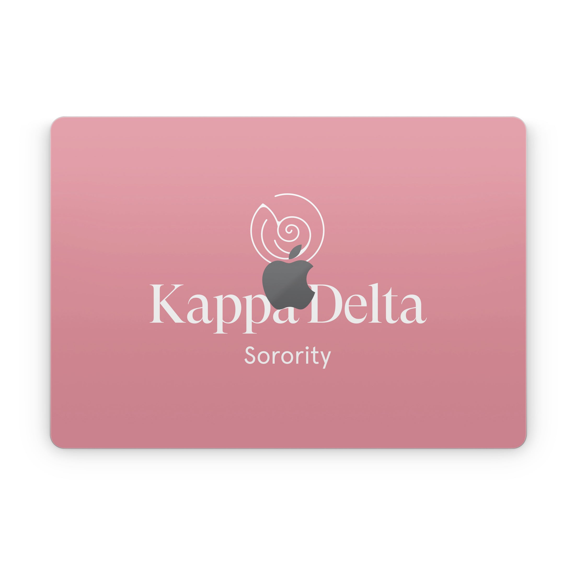 Kappa Delta Primary Logo Active Pink - Apple MacBook Skin