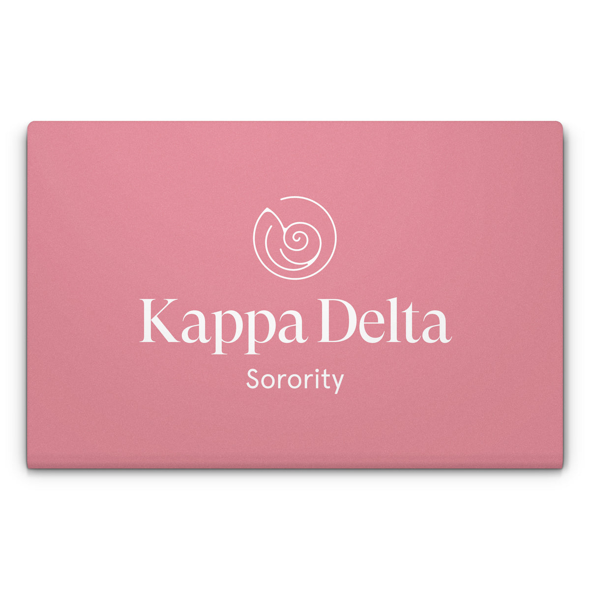 Kappa Delta Primary Logo Active Pink - Apple MacBook Skin