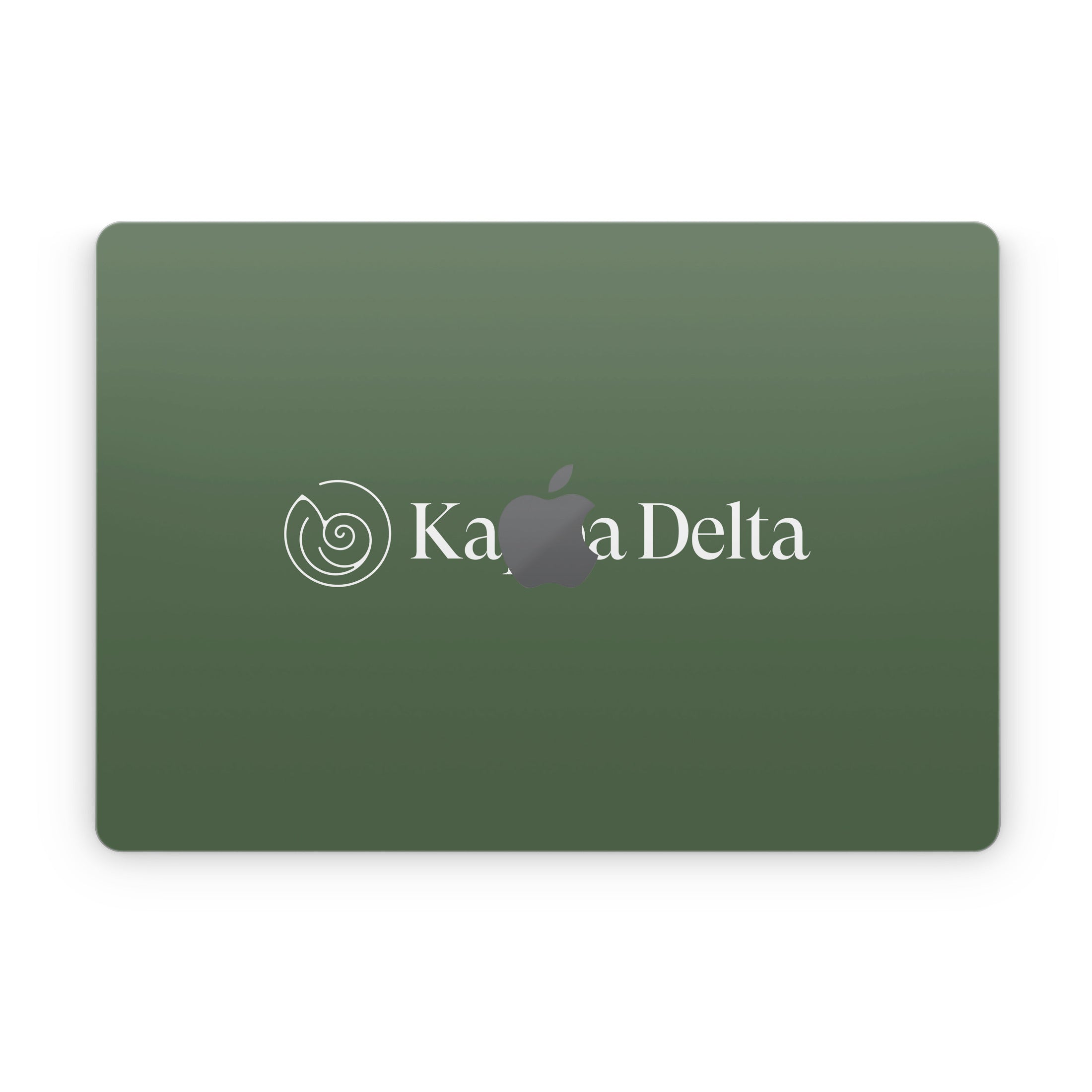 Kappa Delta Secondary Logo Dark Olive - Apple MacBook Skin
