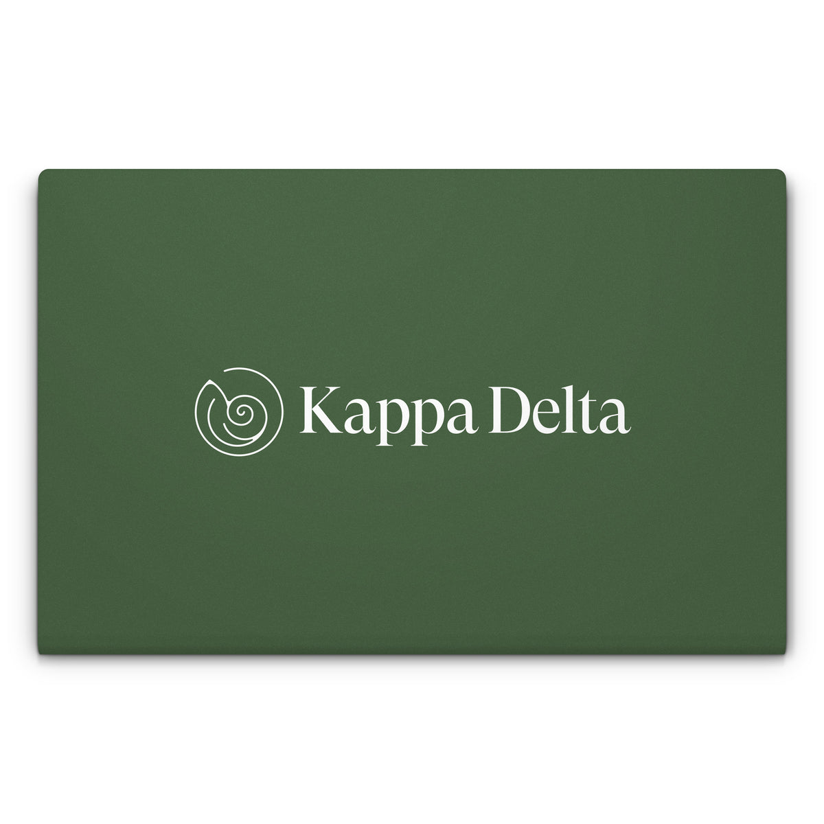 Kappa Delta Secondary Logo Dark Olive - Apple MacBook Skin