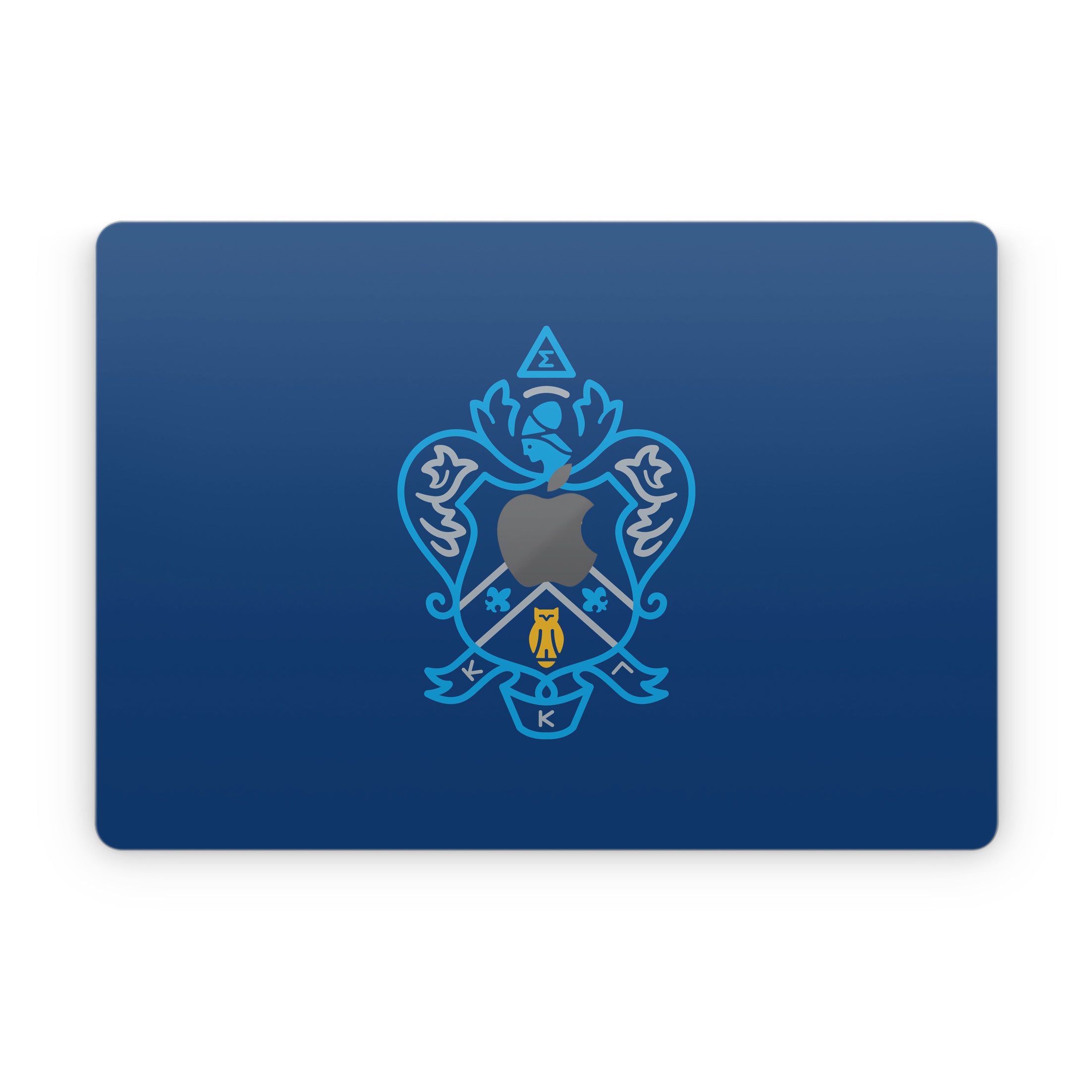 Kappa Kappa Gamma Coat of Arms Kappa Blue - Apple MacBook Skin