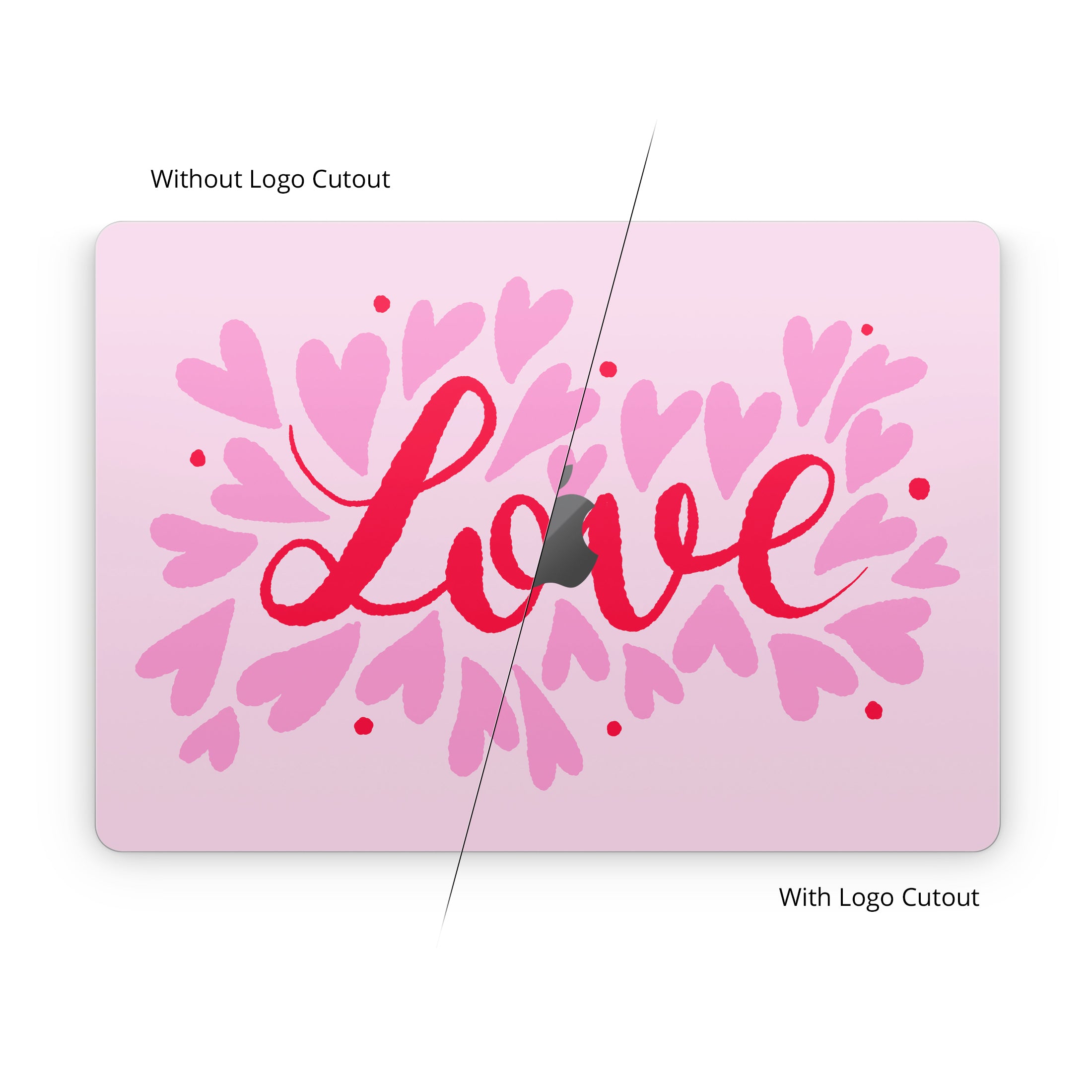 Love Hearts - Apple MacBook Skin