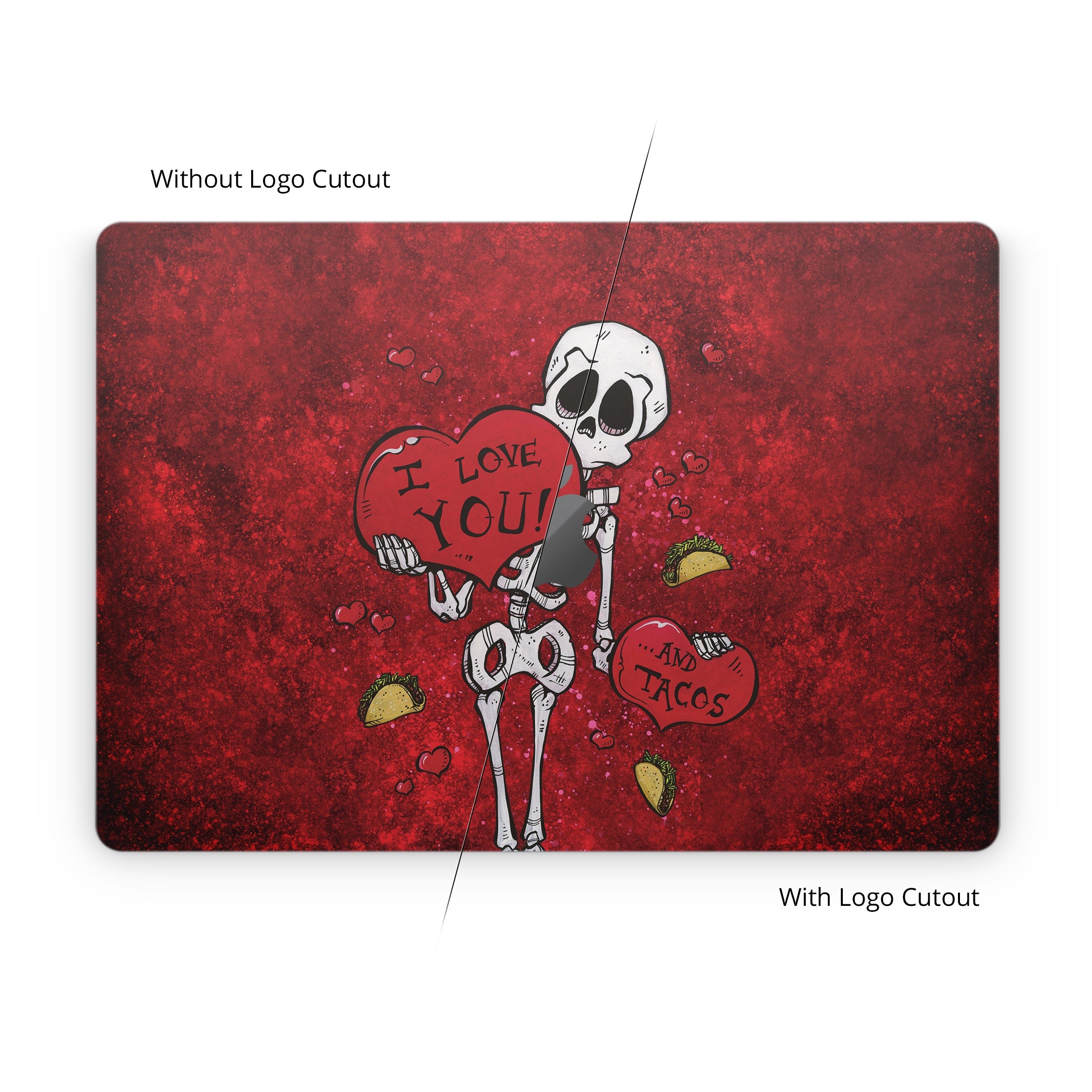 I Love You And Tacos - Apple MacBook Skin