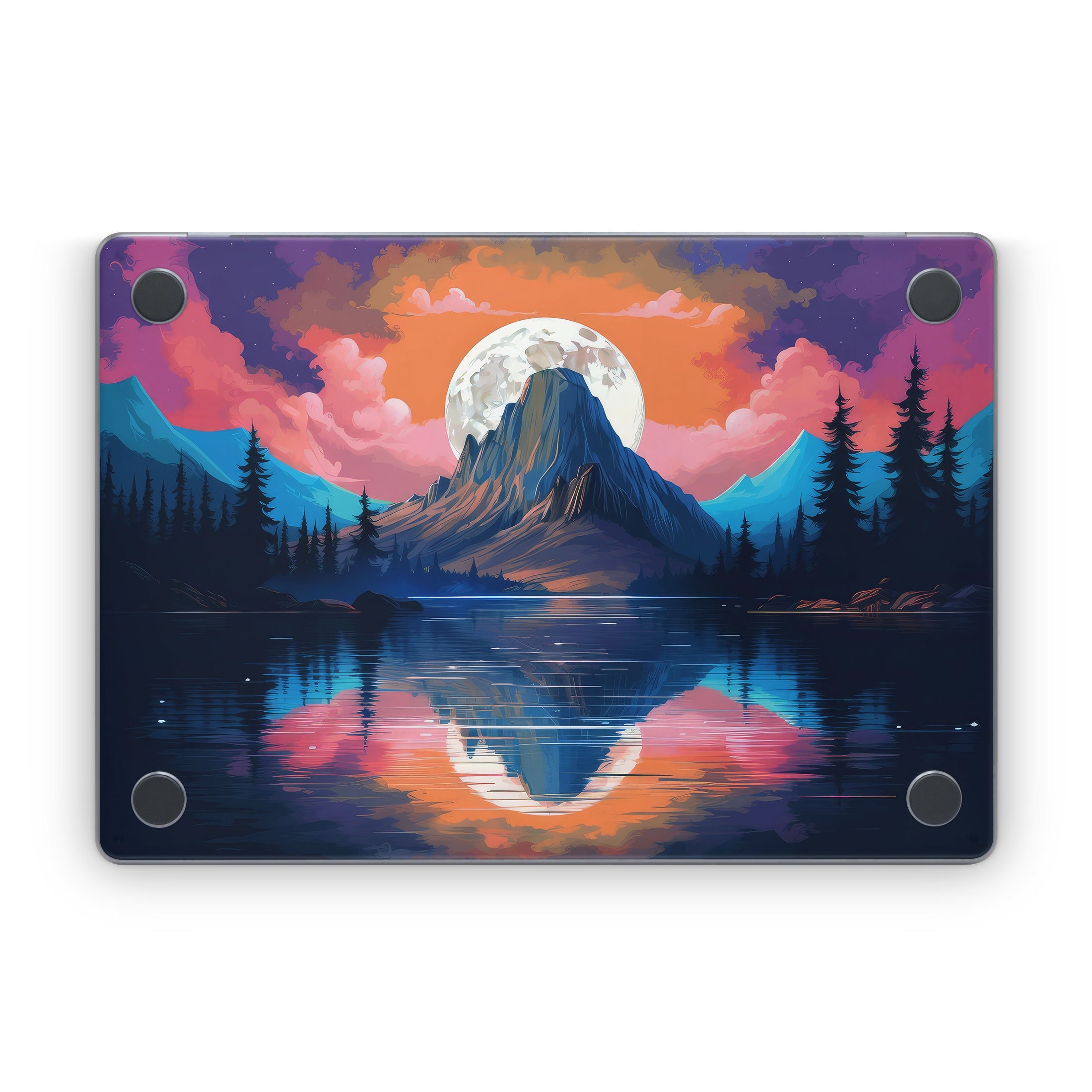 Mountain Moonrise - Apple MacBook Skin