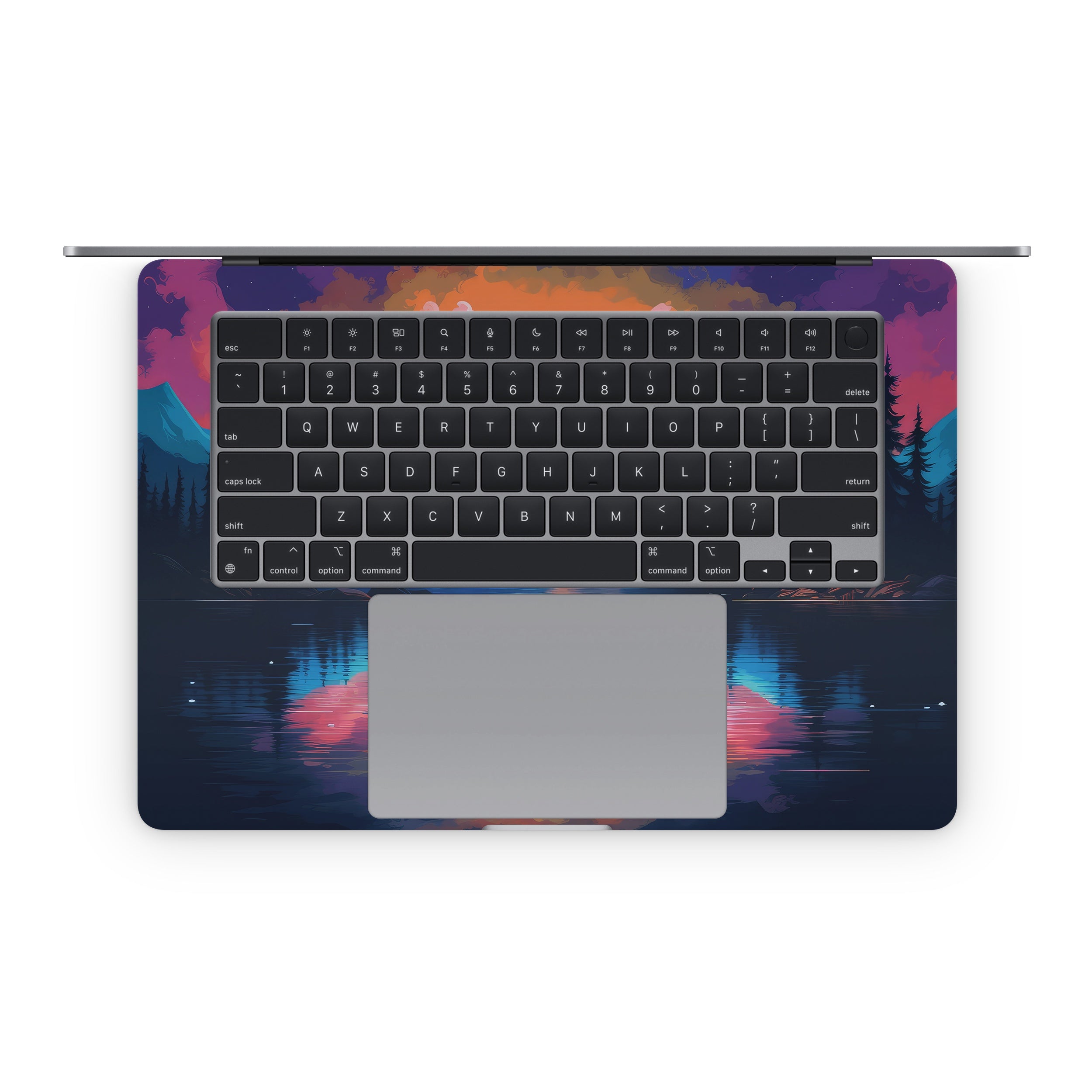 Mountain Moonrise - Apple MacBook Skin