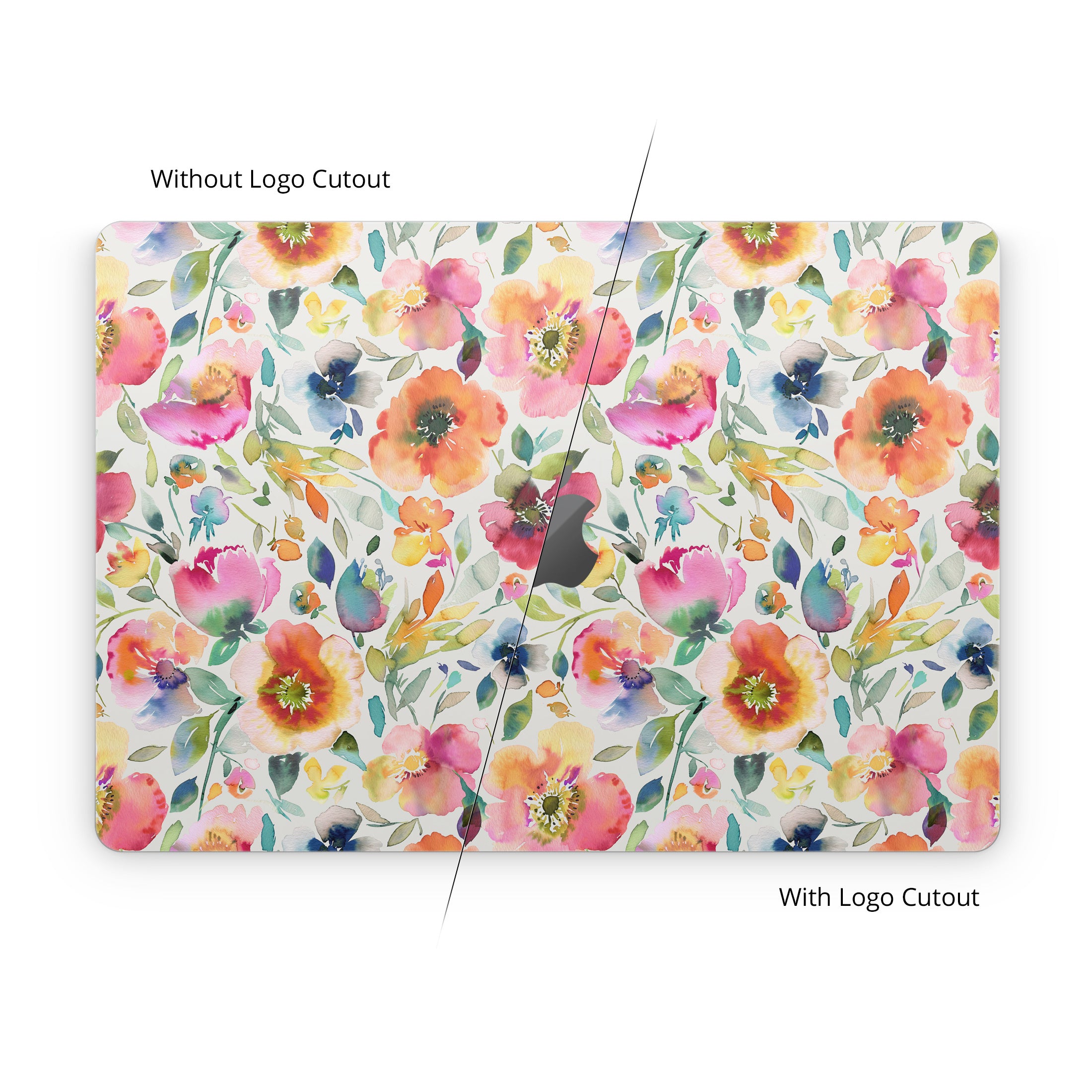 Orange Poppies - Apple MacBook Skin