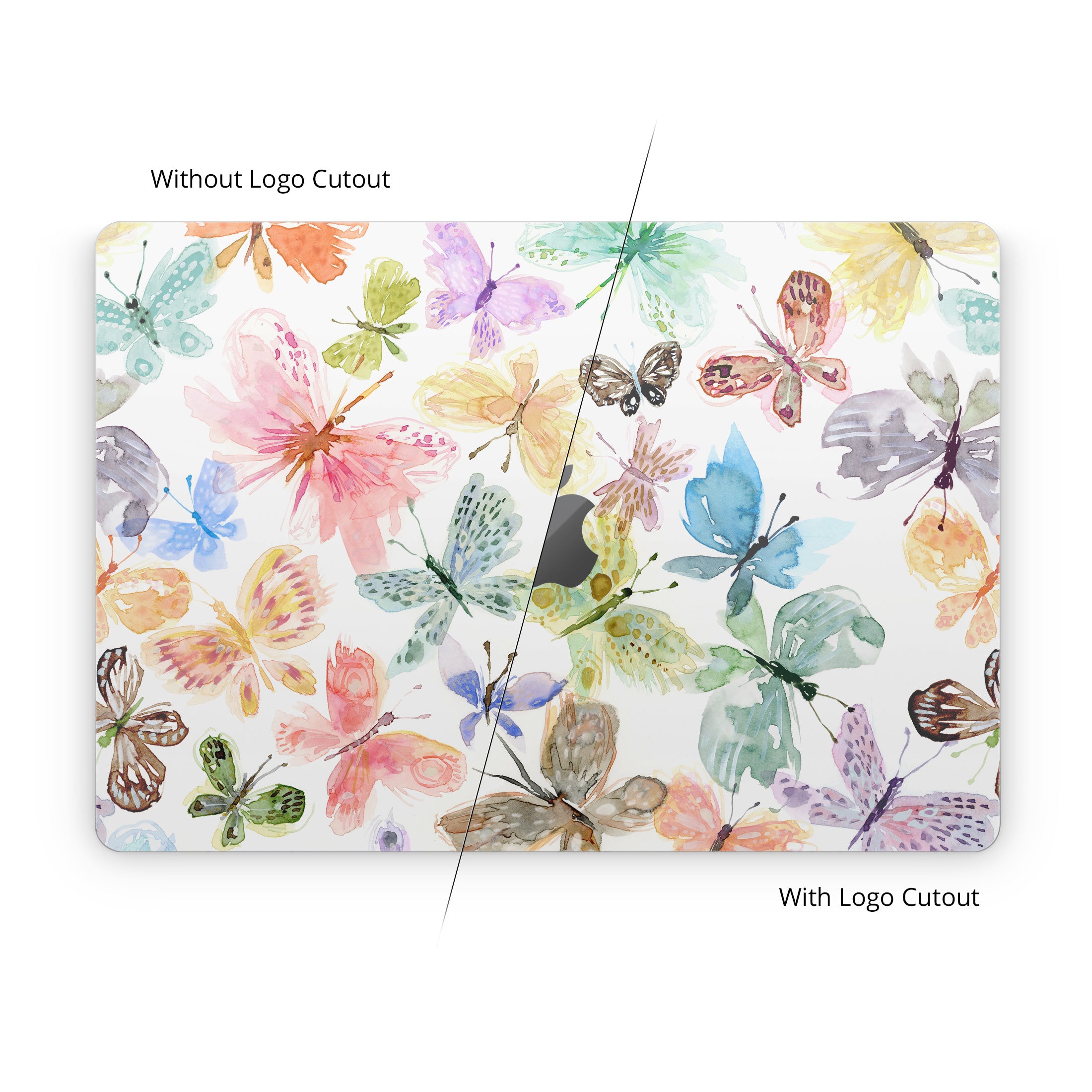 Pastel Butterflies - Apple MacBook Skin