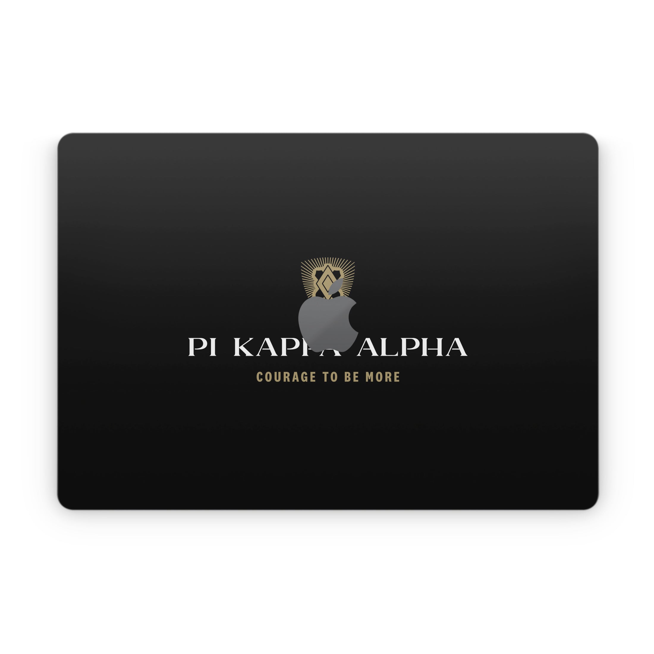 Pi Kappa Alpha Formal Logo Black - Apple MacBook Skin