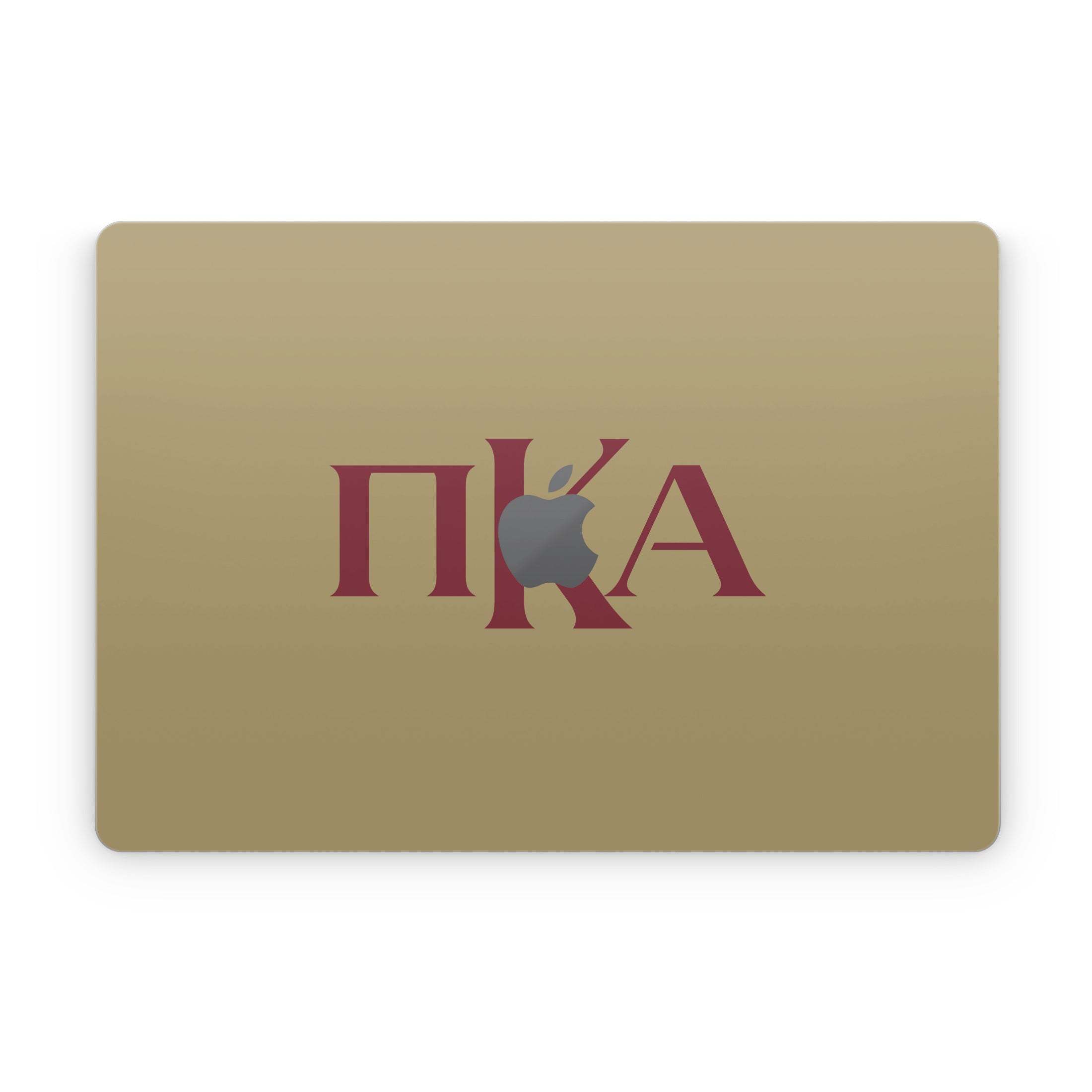 Pi Kappa Alpha Greek Letters Gold - Apple MacBook Skin