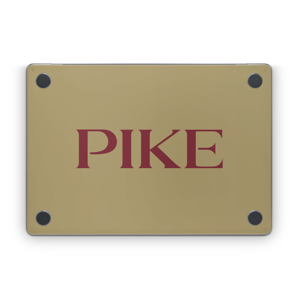Pi Kappa Alpha PIKE Logo Gold - Apple MacBook Skin