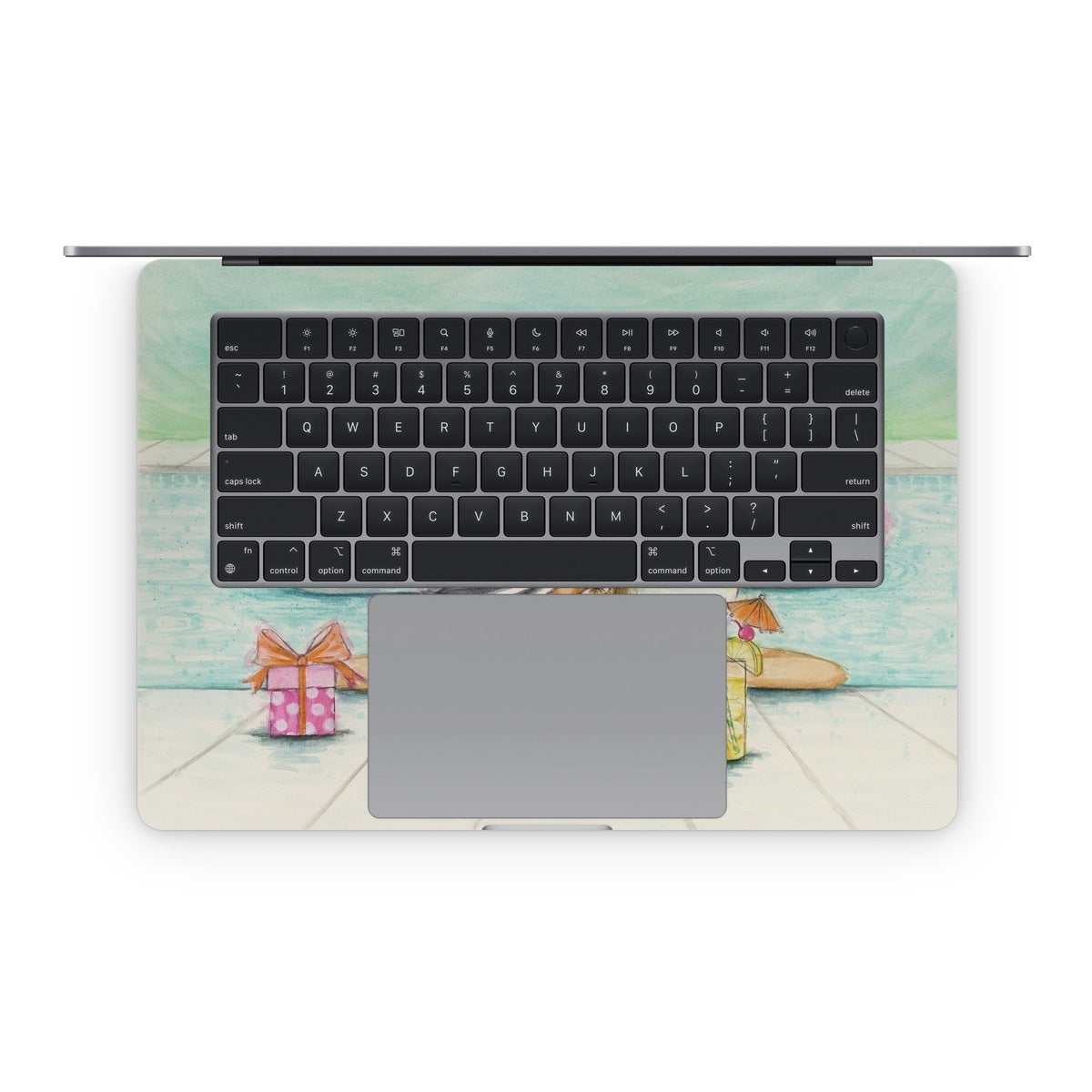 Delphine at the Pool Party - Apple MacBook Skin