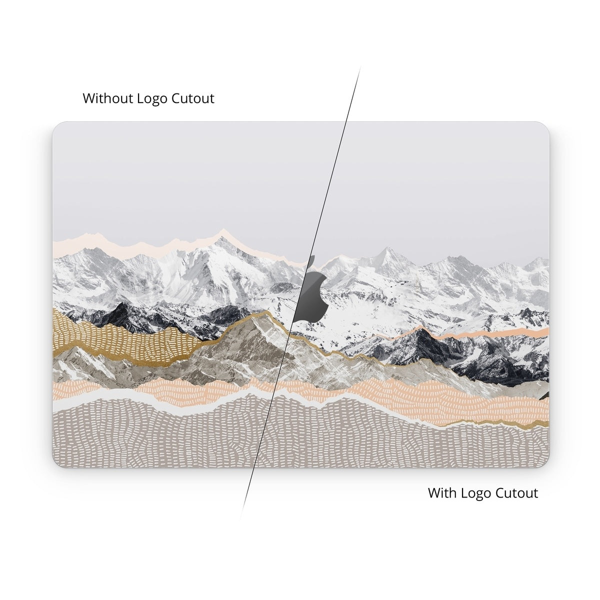Pastel Mountains - Apple MacBook Skin