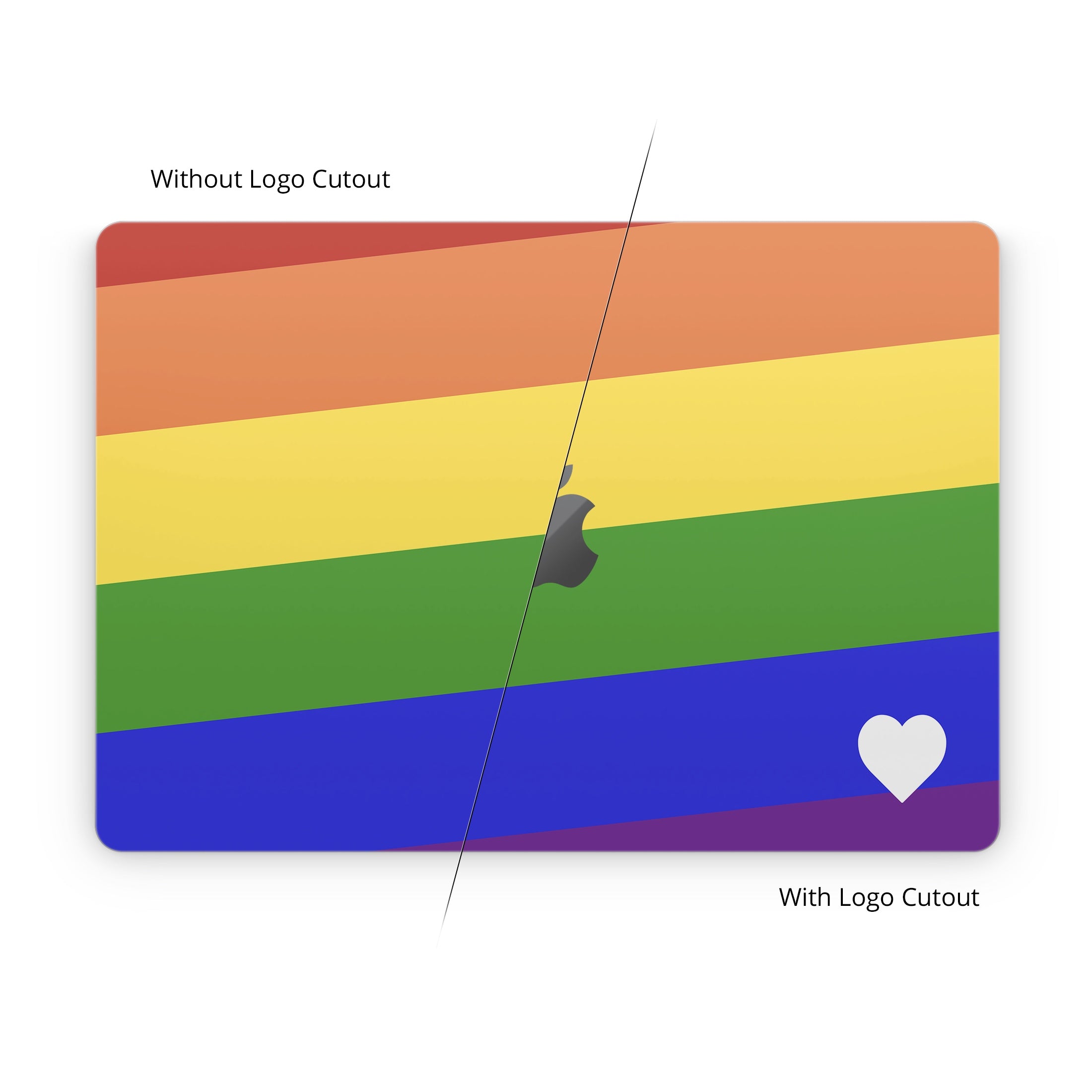 Rainbow Stripe - Apple MacBook Skin