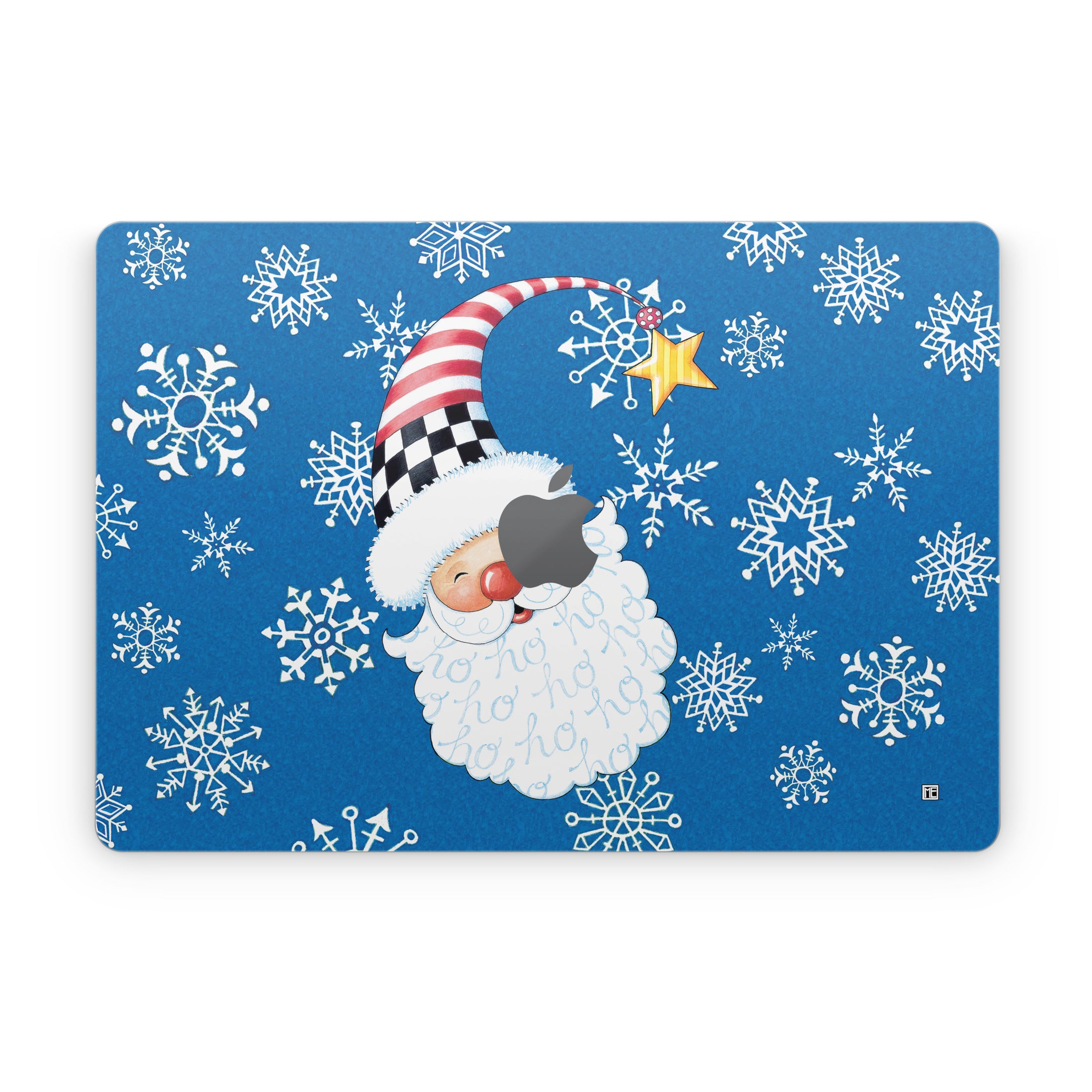 Santa Snowflake - Apple MacBook Skin