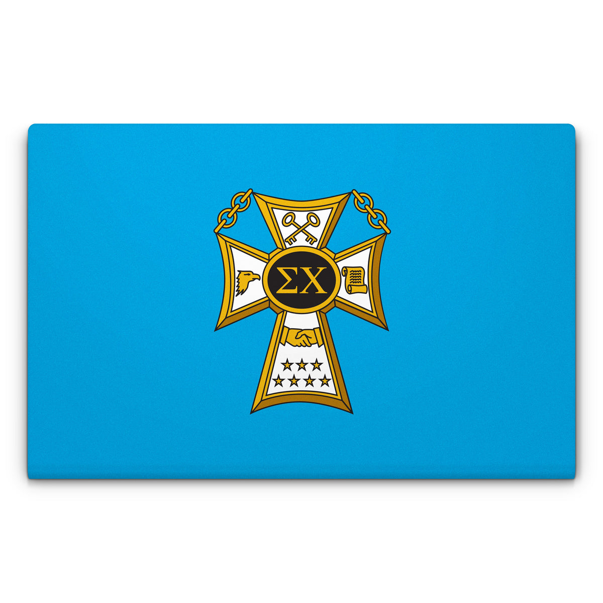 Sigma Chi Badge Blue - Apple MacBook Skin