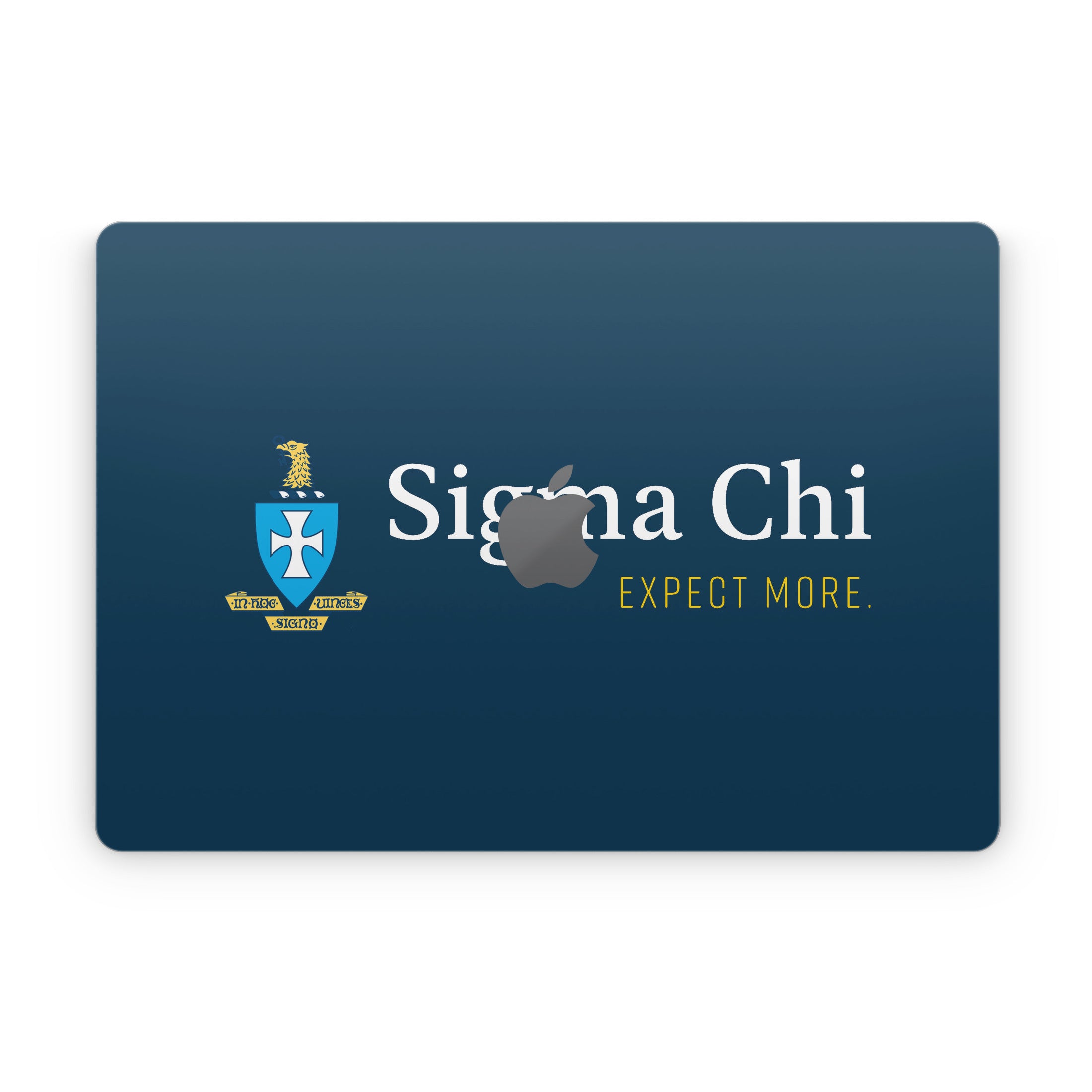 Sigma Chi Logo Navy - Apple MacBook Skin