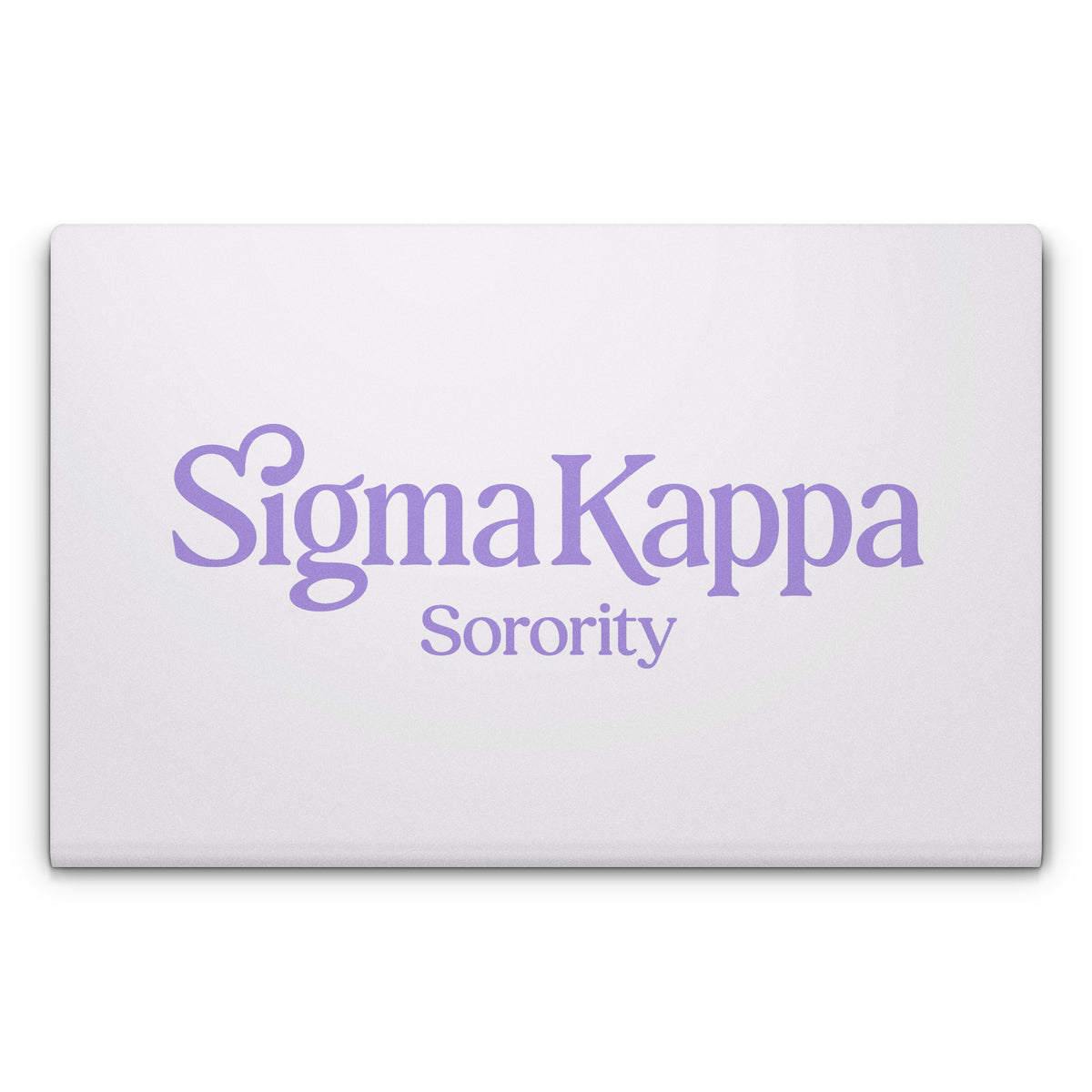 Sigma Kappa Sorority Logo Legacy Lavender on Dove Love - Apple MacBook Skin