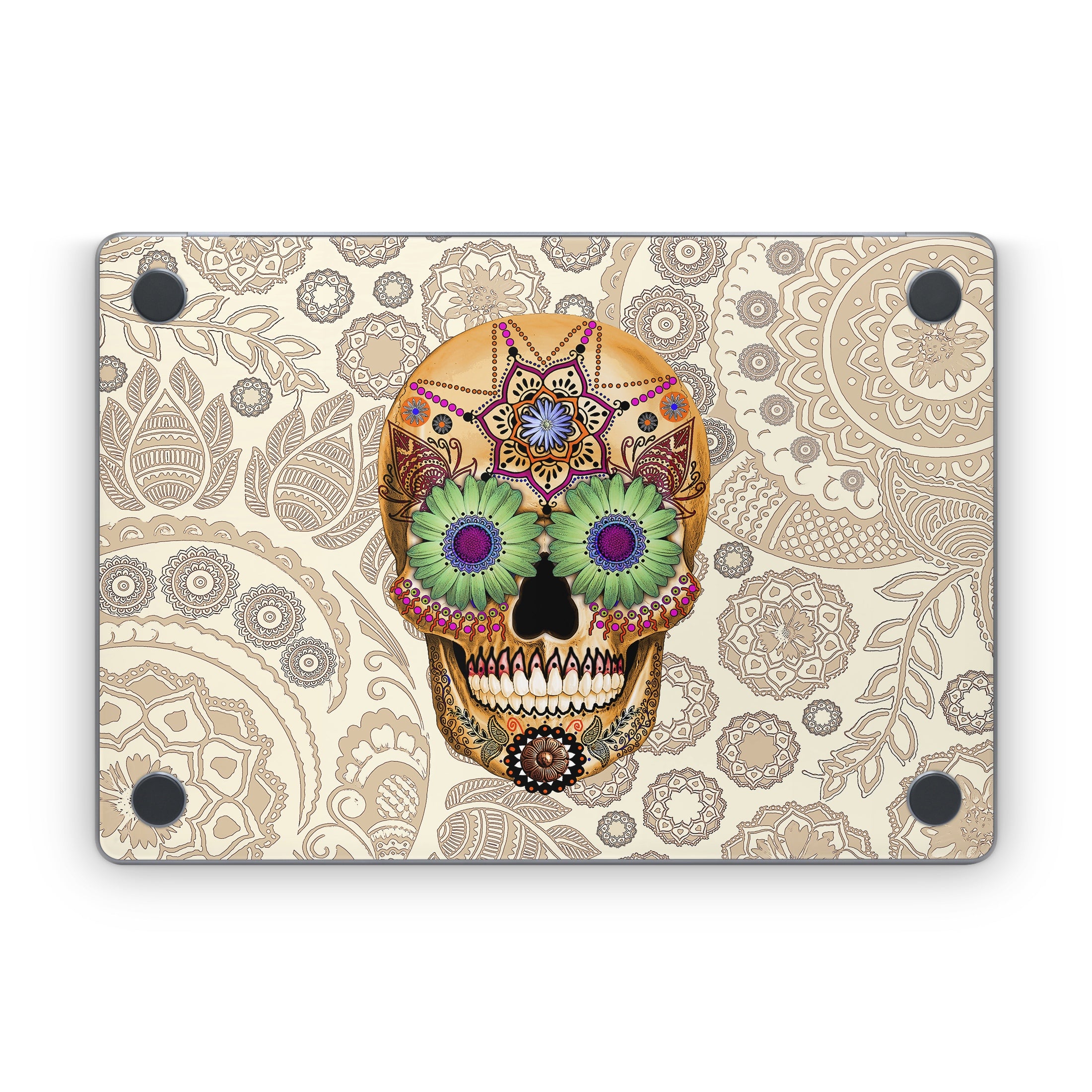 Sugar Skull Bone - Apple MacBook Skin