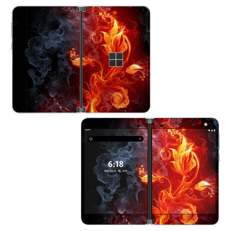 Flower Of Fire - Microsoft Surface Duo Skin