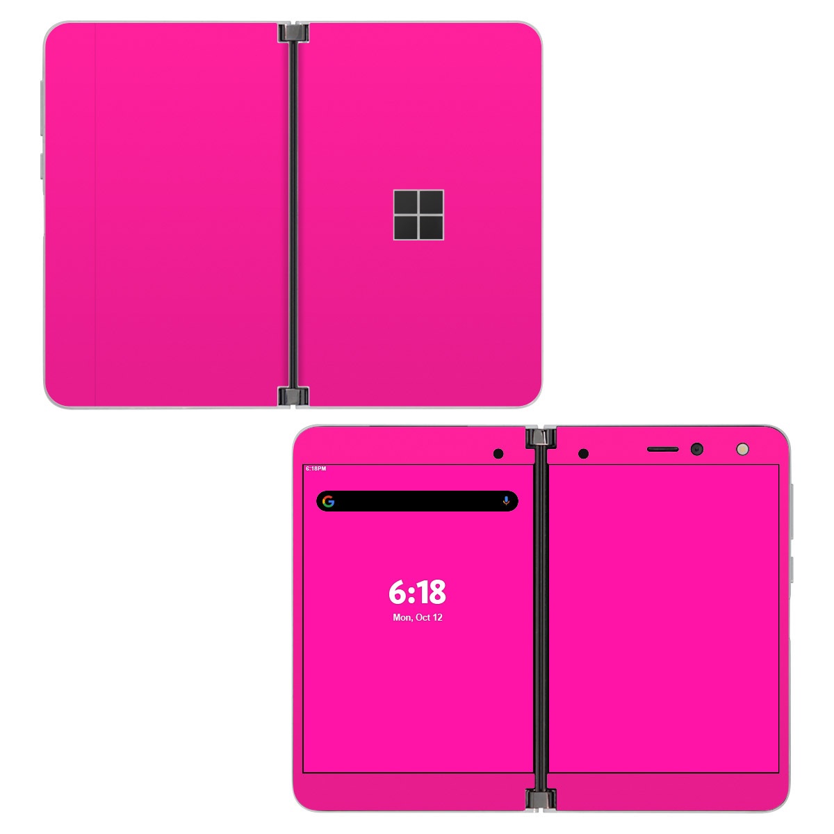 Solid State Malibu Pink - Microsoft Surface Duo Skin