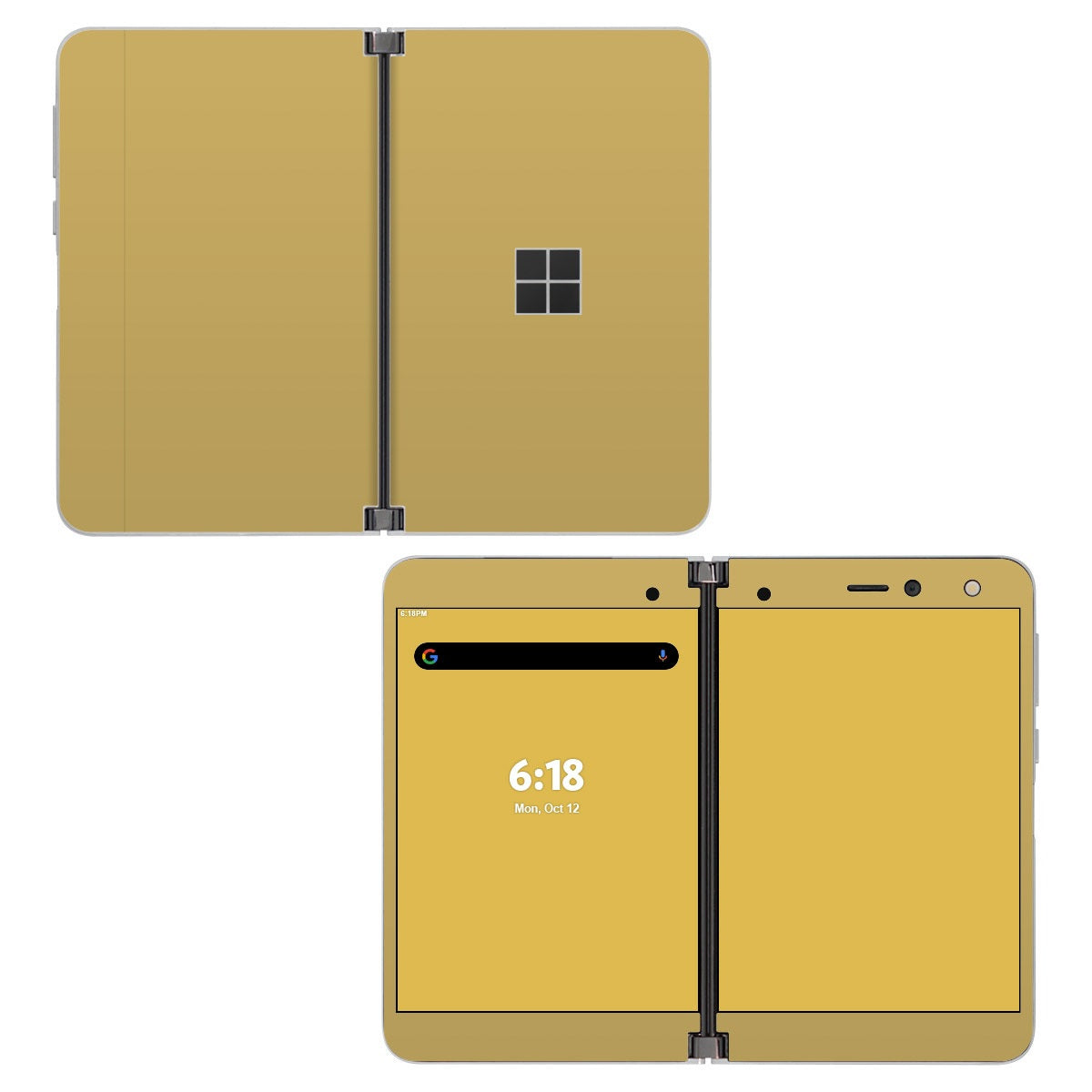 Solid State Mustard - Microsoft Surface Duo Skin