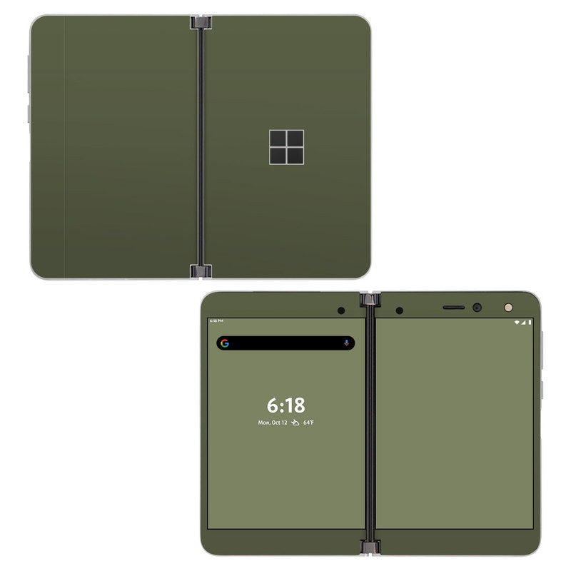 Solid State Olive Drab - Microsoft Surface Duo Skin