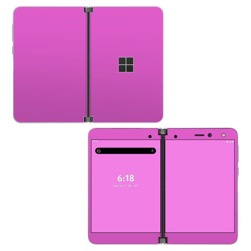 Solid State Vibrant Pink - Microsoft Surface Duo Skin