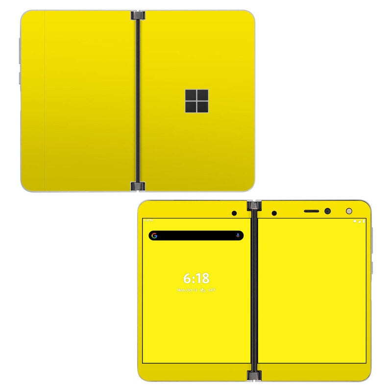 Solid State Yellow - Microsoft Surface Duo Skin