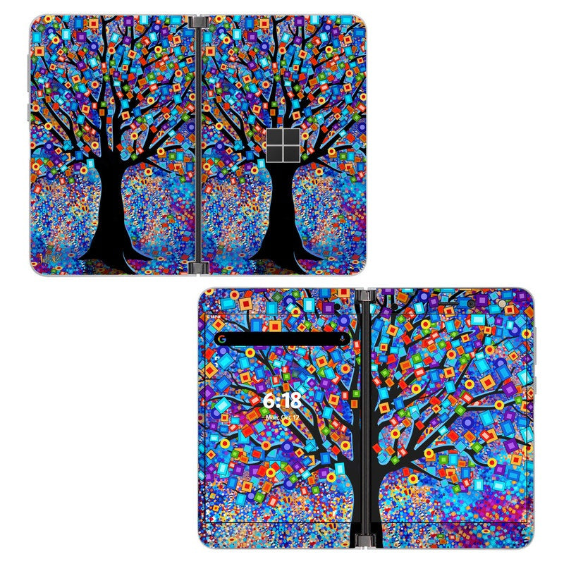 Tree Carnival - Microsoft Surface Duo Skin
