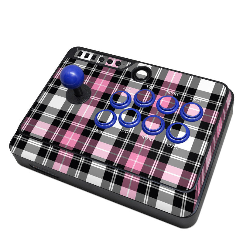 Pink Plaid - Mayflash F300 Arcade Fight Stick Skin
